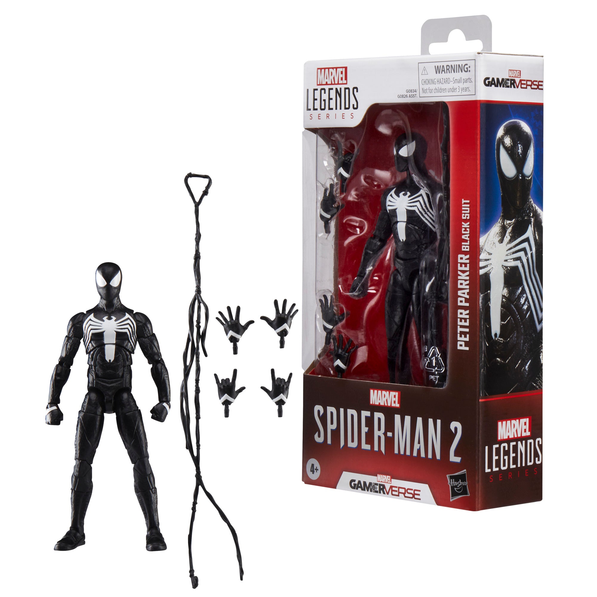 Marvel Legends Series Gamerverse Peter Parker Black Suit (Spider-Man 2 Video Game)、mySite、hgirdovlk