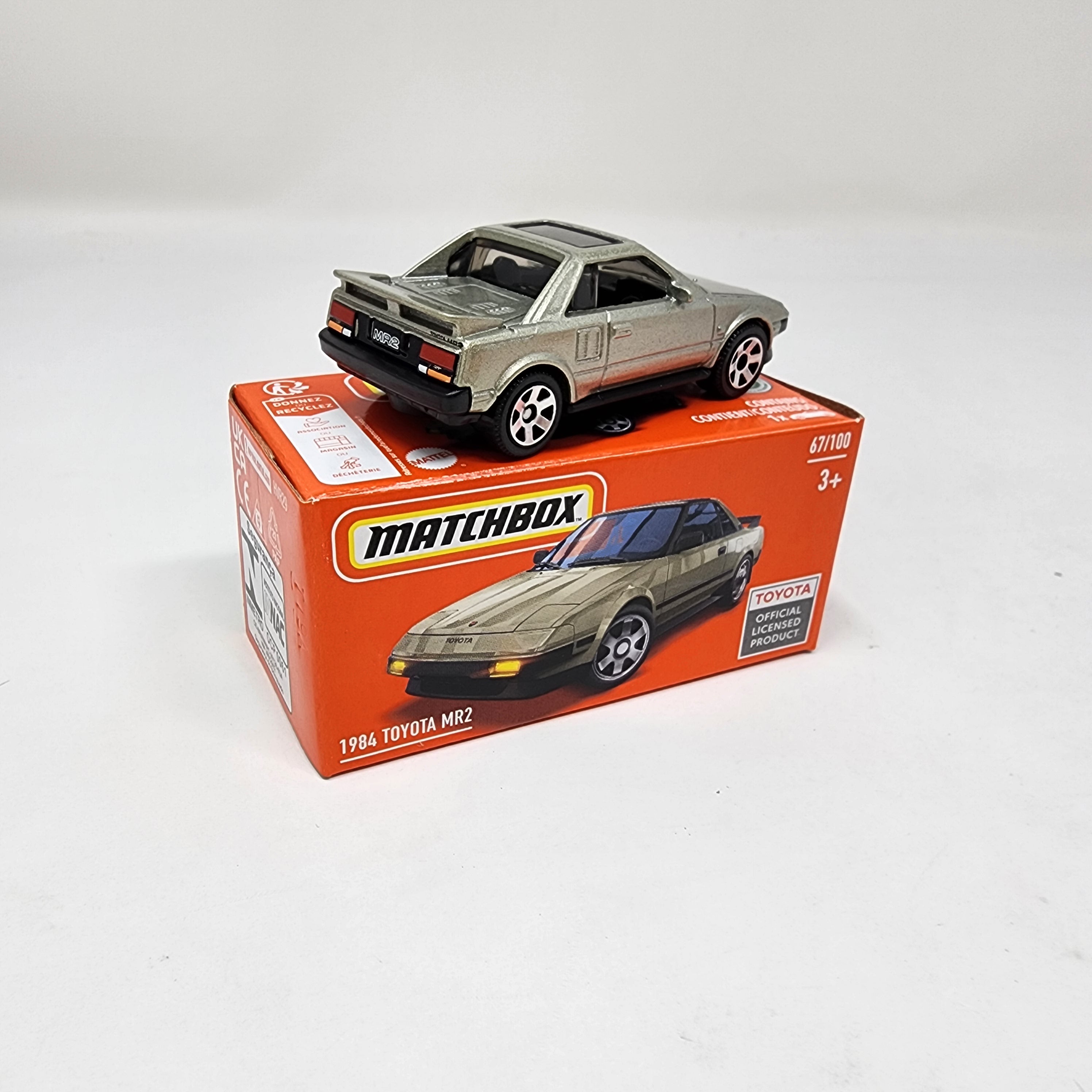 1984 Toyota MR2 #67 * 2024 Matchbox Power Grabs Case J、mySite、hgirdovlk
