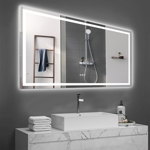 (Same as W134070942/L4004) 72"×36" LED Mirror Light Bathroom,anti-Fog & Dimming Led Bathroom Vanity Mirror、、eastwooduniform