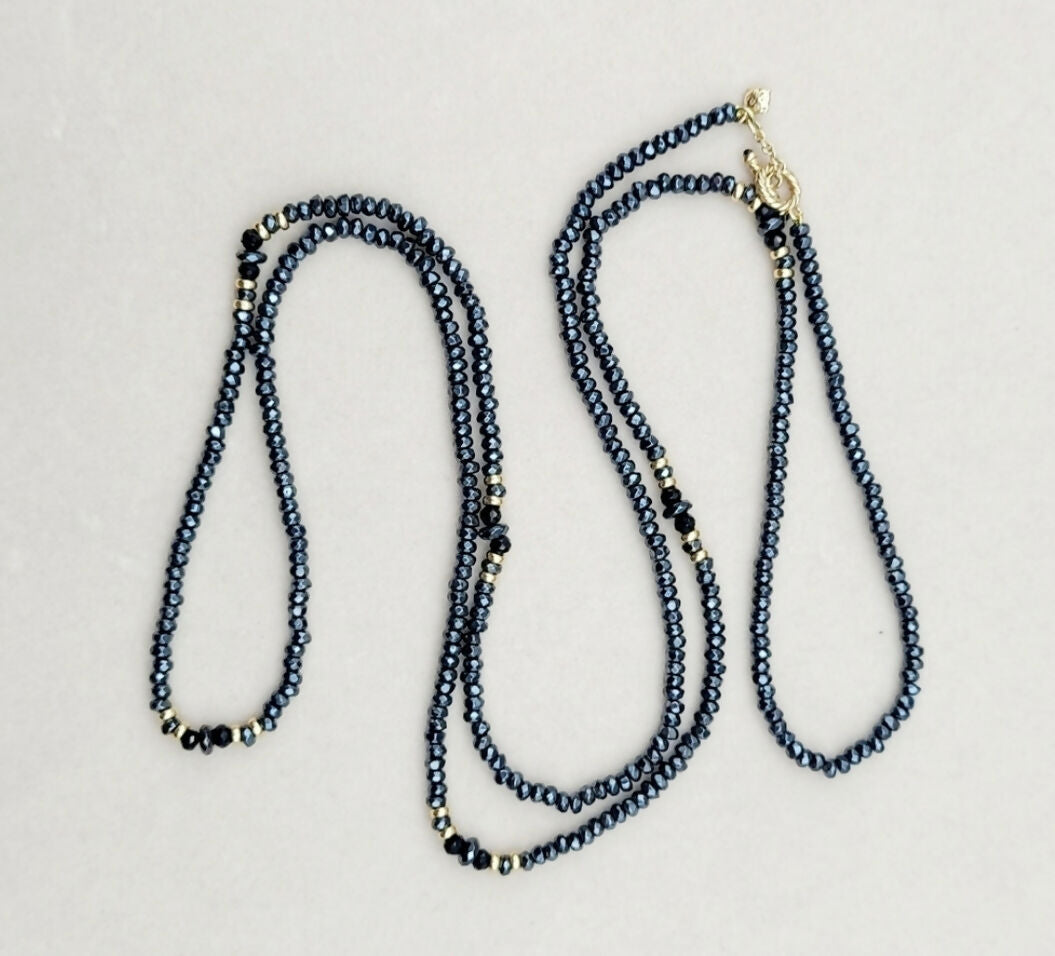 David Yurman Osetra Tweejoux Necklace鈥揌ematine Onyx & Gold、mySite、hinf8tx79