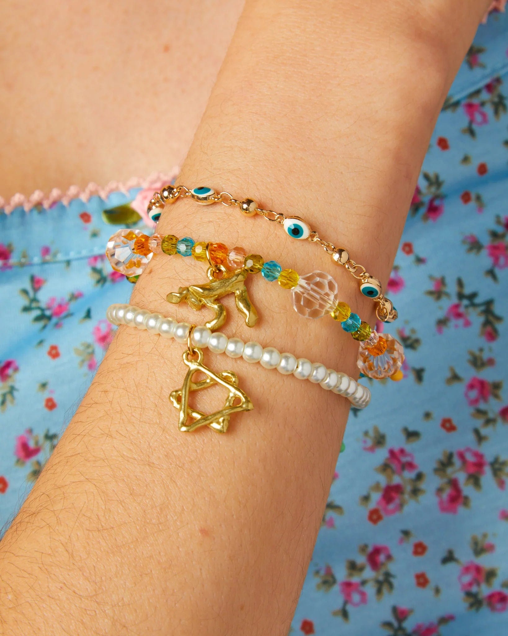 Evil Eye Malak Bracelet by Susan Alexandra、mySite、topwebapps