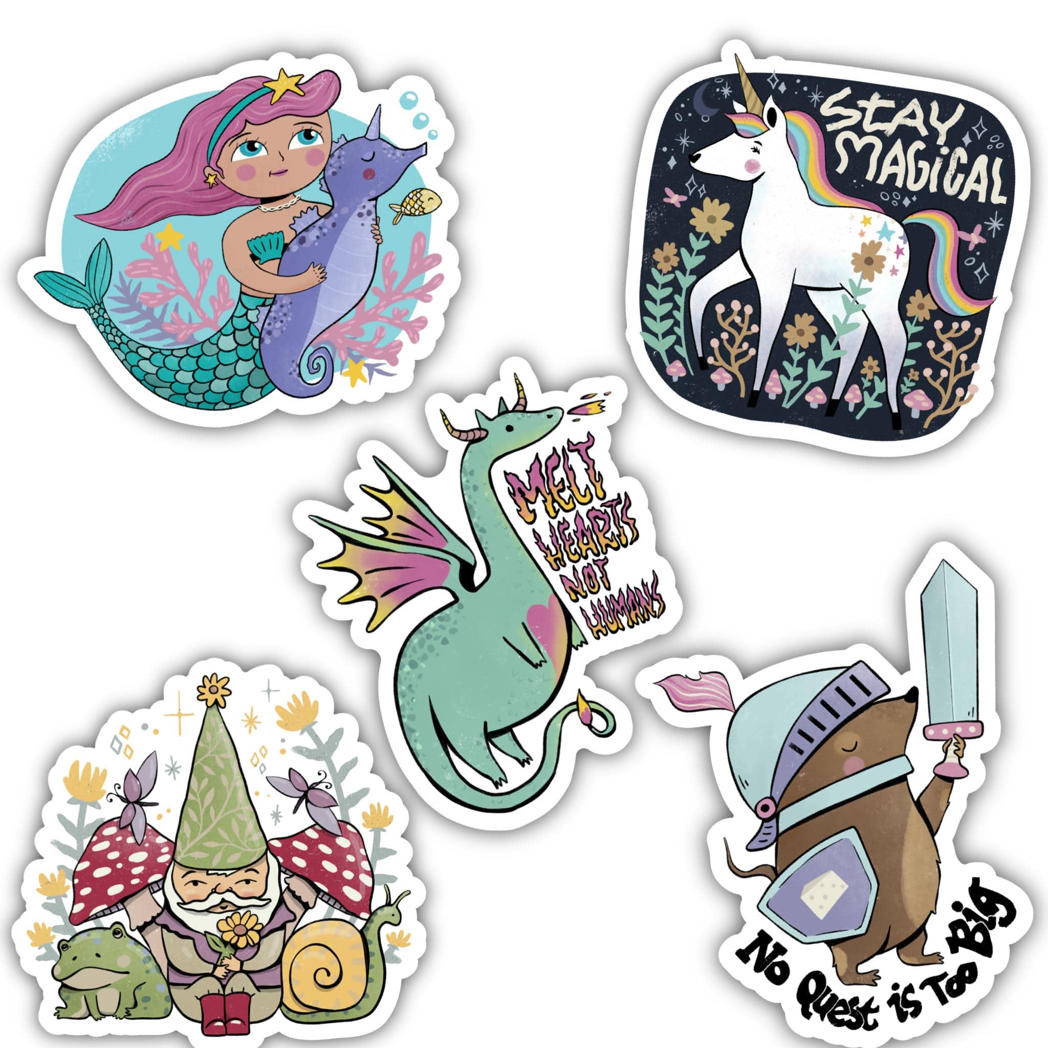  Fairytale Sticker 5 Pack - Stay Magical、mySite、elrpsem3k