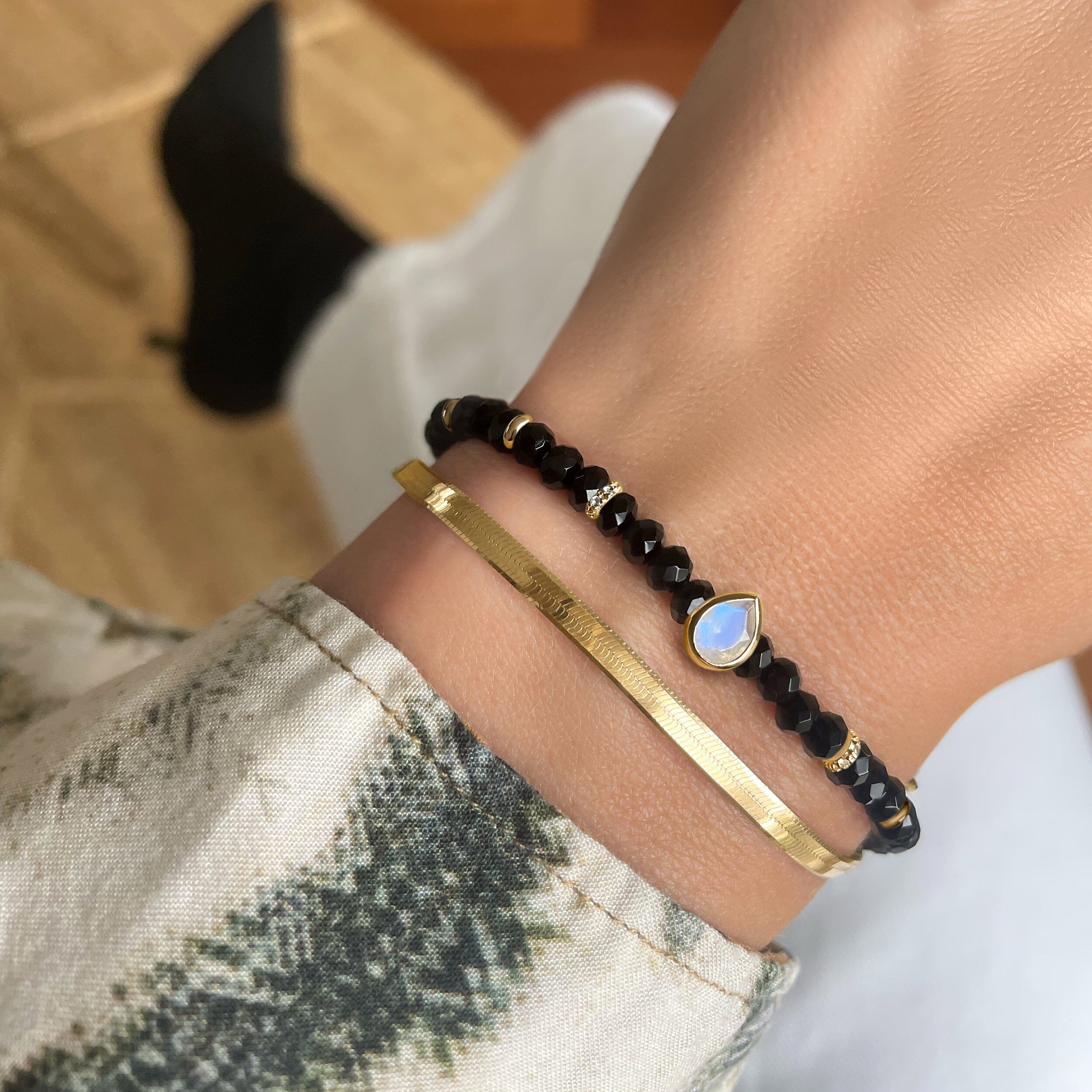 Black Obsidian Free Spirit Bracelet Stack、mySite、hinf8tx79