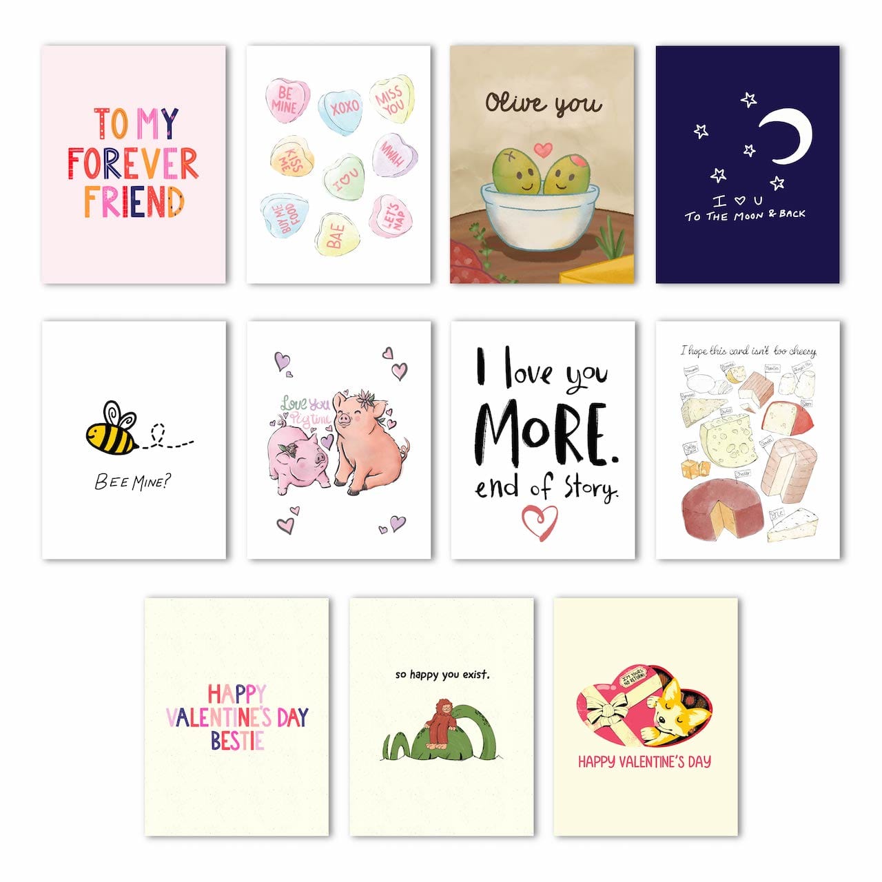  Valentine's Day Card 11 Pack (Love)、mySite、elrpsem3k