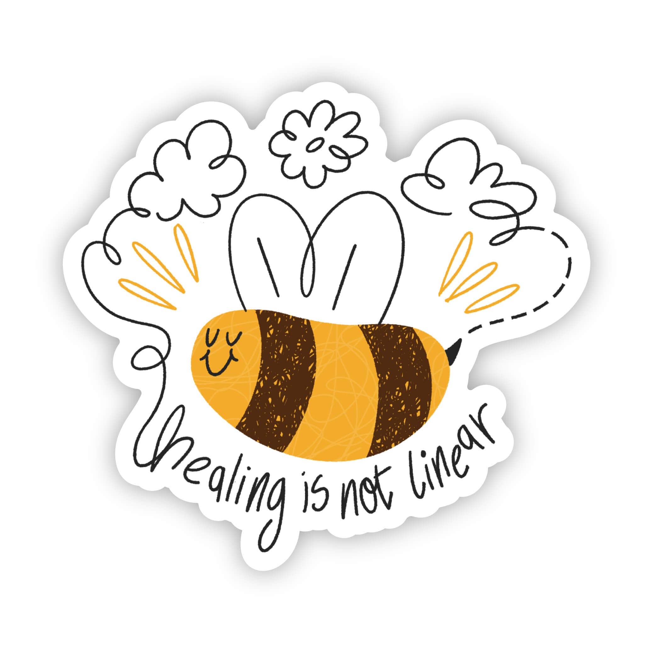  Healing is not linear bee sticker、mySite、ghnorth