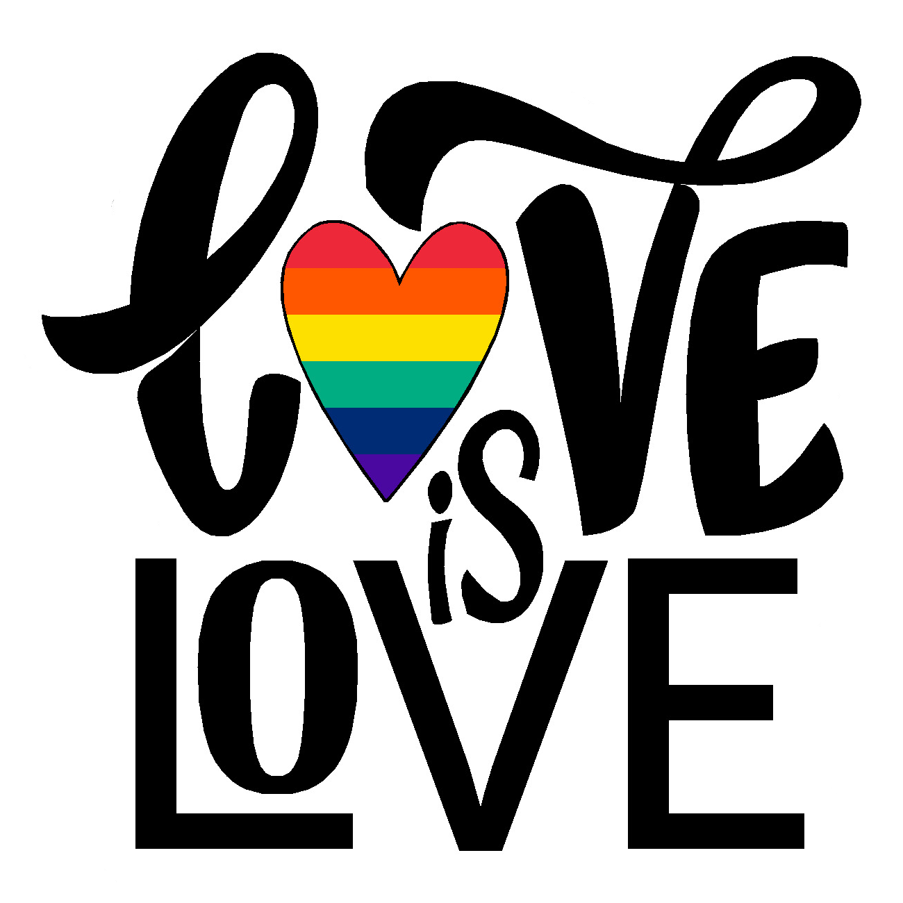  Love is Love Vinyl Sticker Decal、mySite、ghnorth