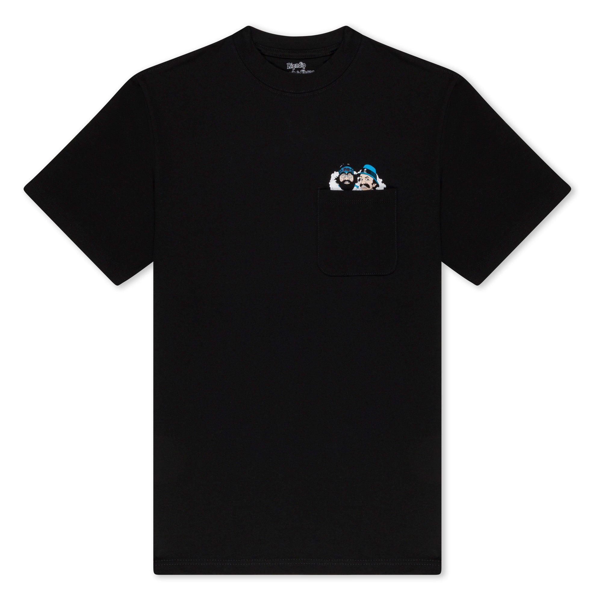  Cheech and Chong Pocket Tee (Black)、mySite、merchandisen