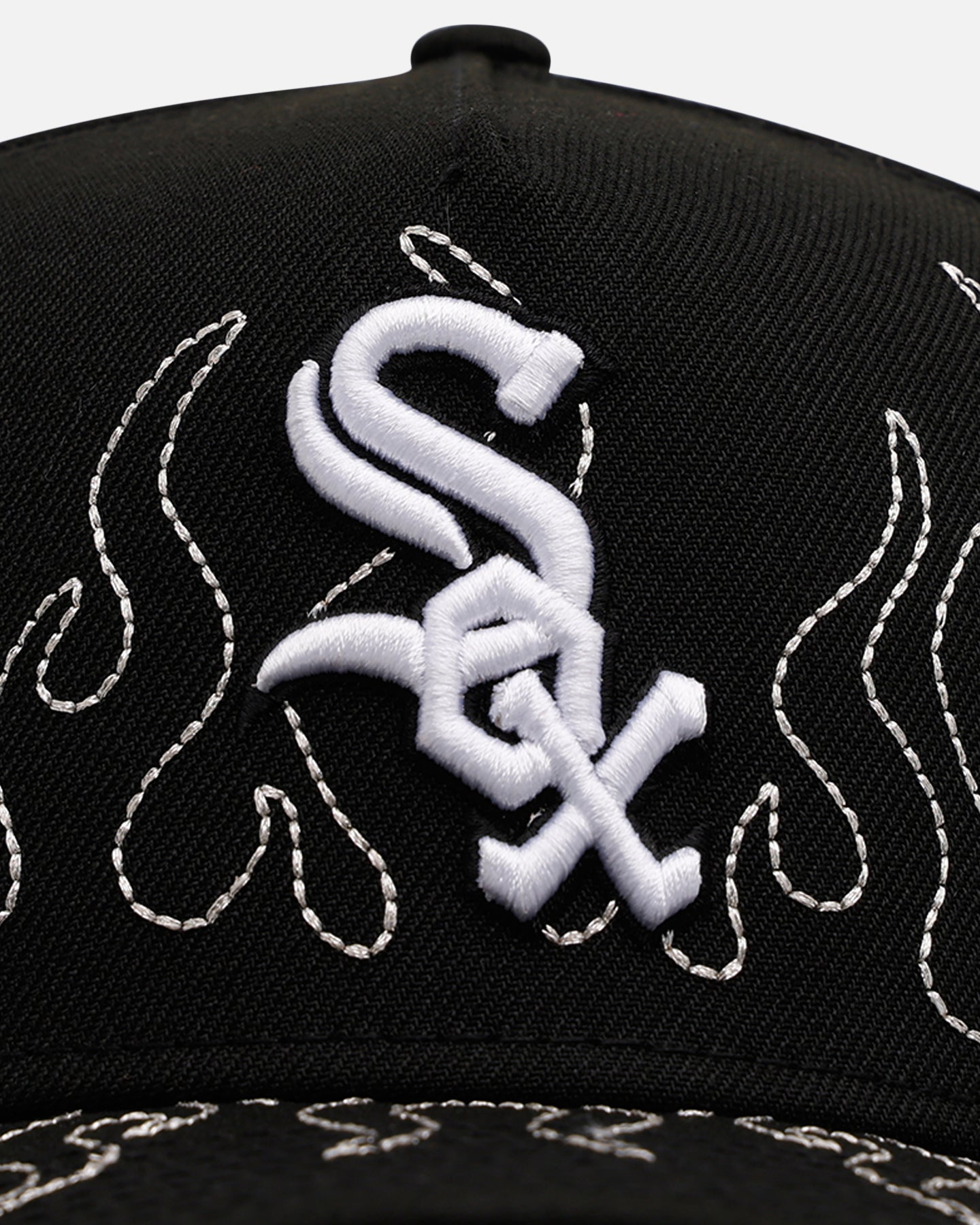 New Era Chicago White Sox 'Outline Flames' 9FORTY A-Frame Snapback Black、mySite、zt4zffjzw