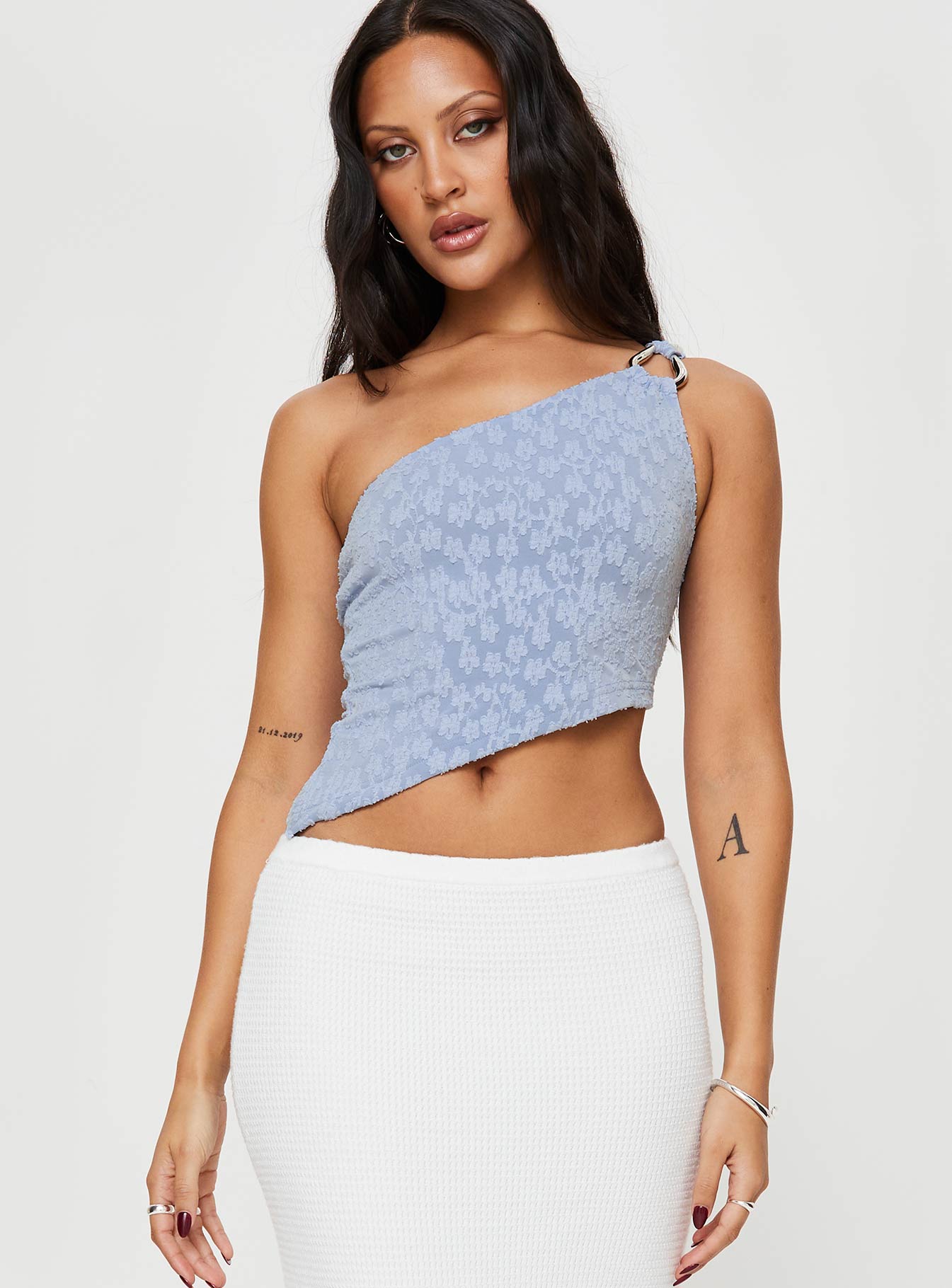 Toomba One Shoulder Top Blue、mySite、solidvoid