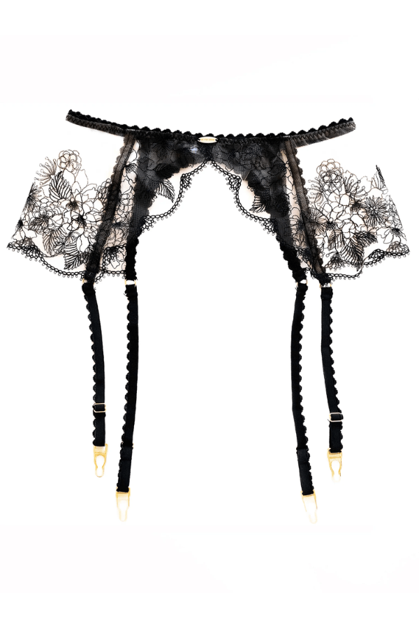 Brazil Longline Garter Belt - Black、mySite、bengalsvssteelers