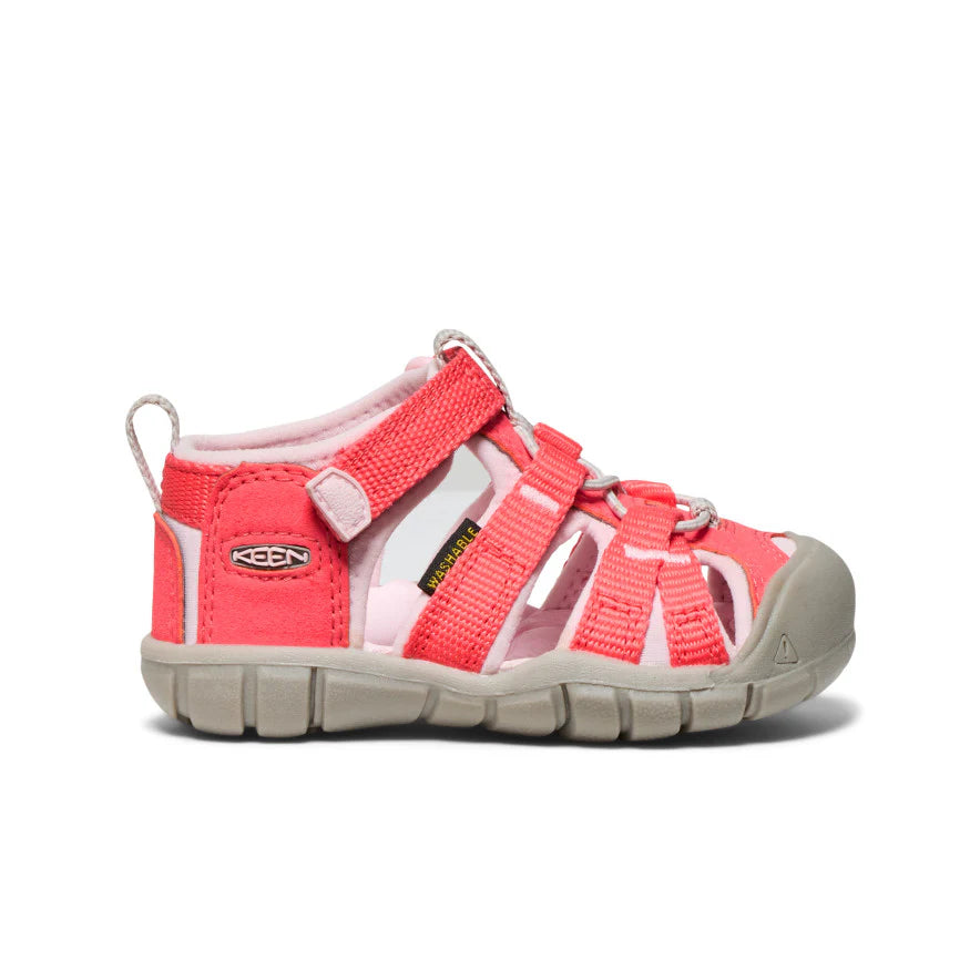  Keen Toddler's (Sizes 4-7) Seacamp II CNX Washable Outdoor Sandal - Dubarry/Pink-A-Boo、mySite、preschool7hills