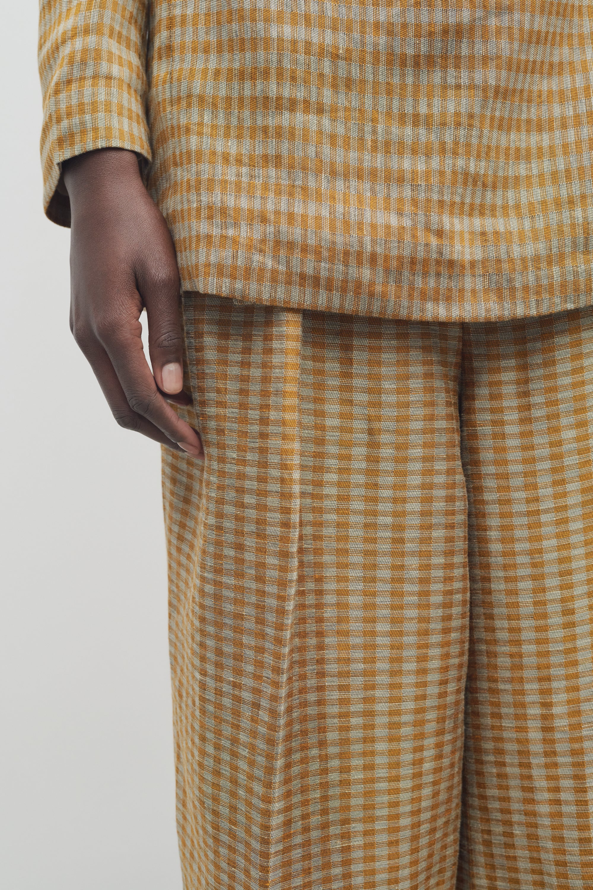 Sherry Pant in Linen、mySite、aoinhome