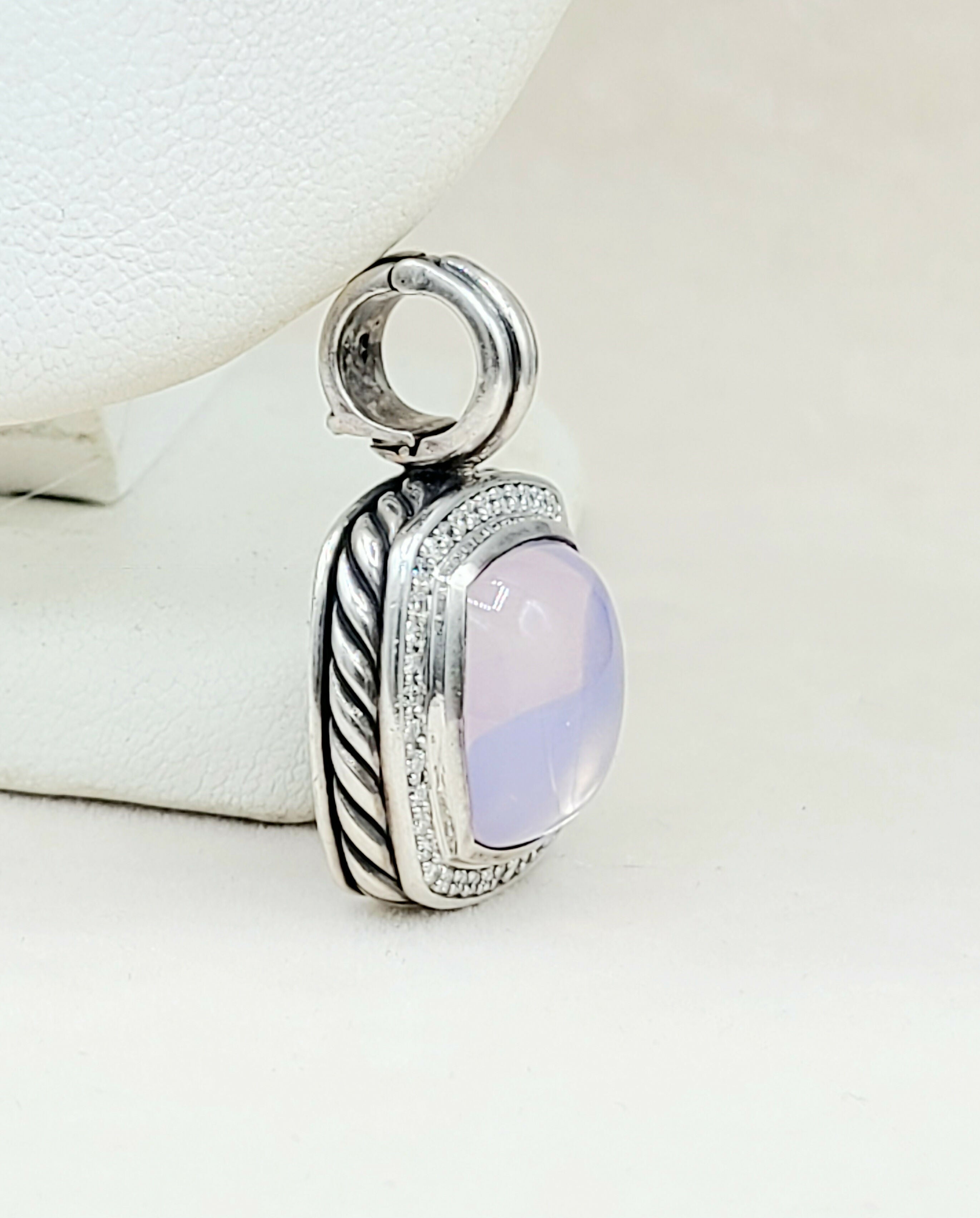 David Yurman Albion Pendant 14mm Lavender Moon Quartz、mySite、hinf8tx79