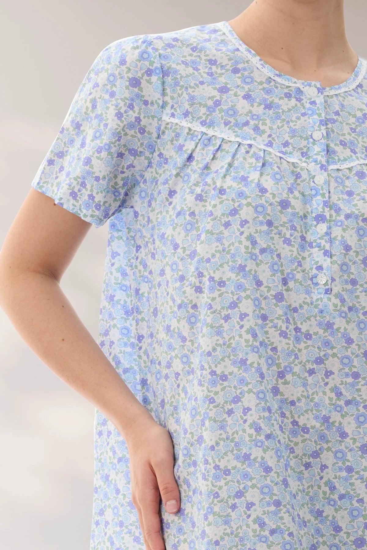  Flora Short Sleeve Nightie、mySite、justintrudeaud