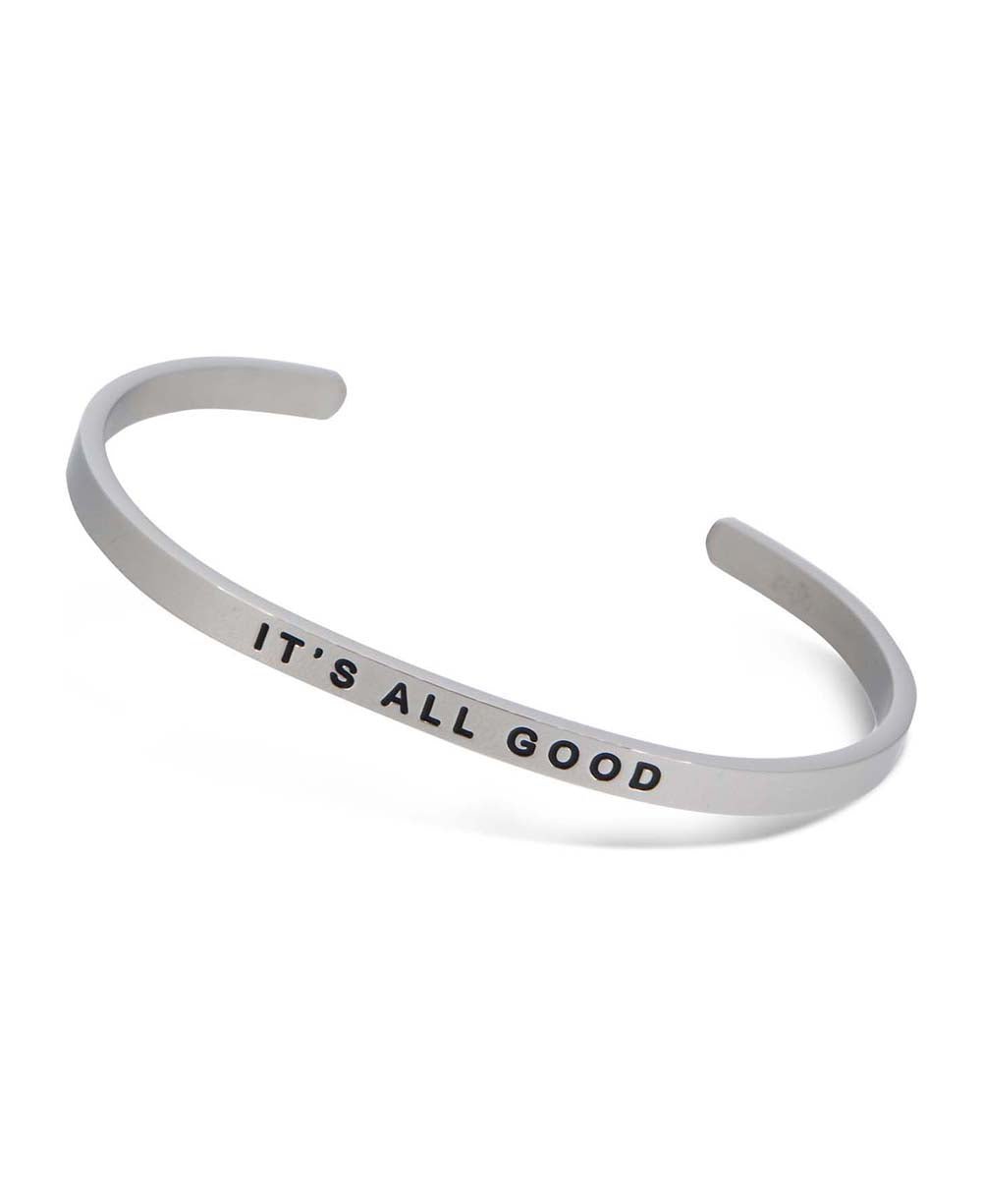 It’s All Good Inspirational Cuff Bracelet、mySite、topwebapps