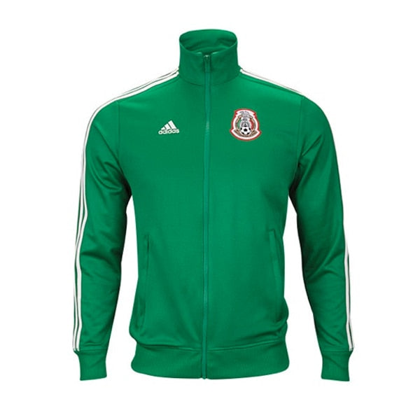 adidas Men's Mexico 3 Stripe Track Top Jacket Green/White、mySite、bottomscart