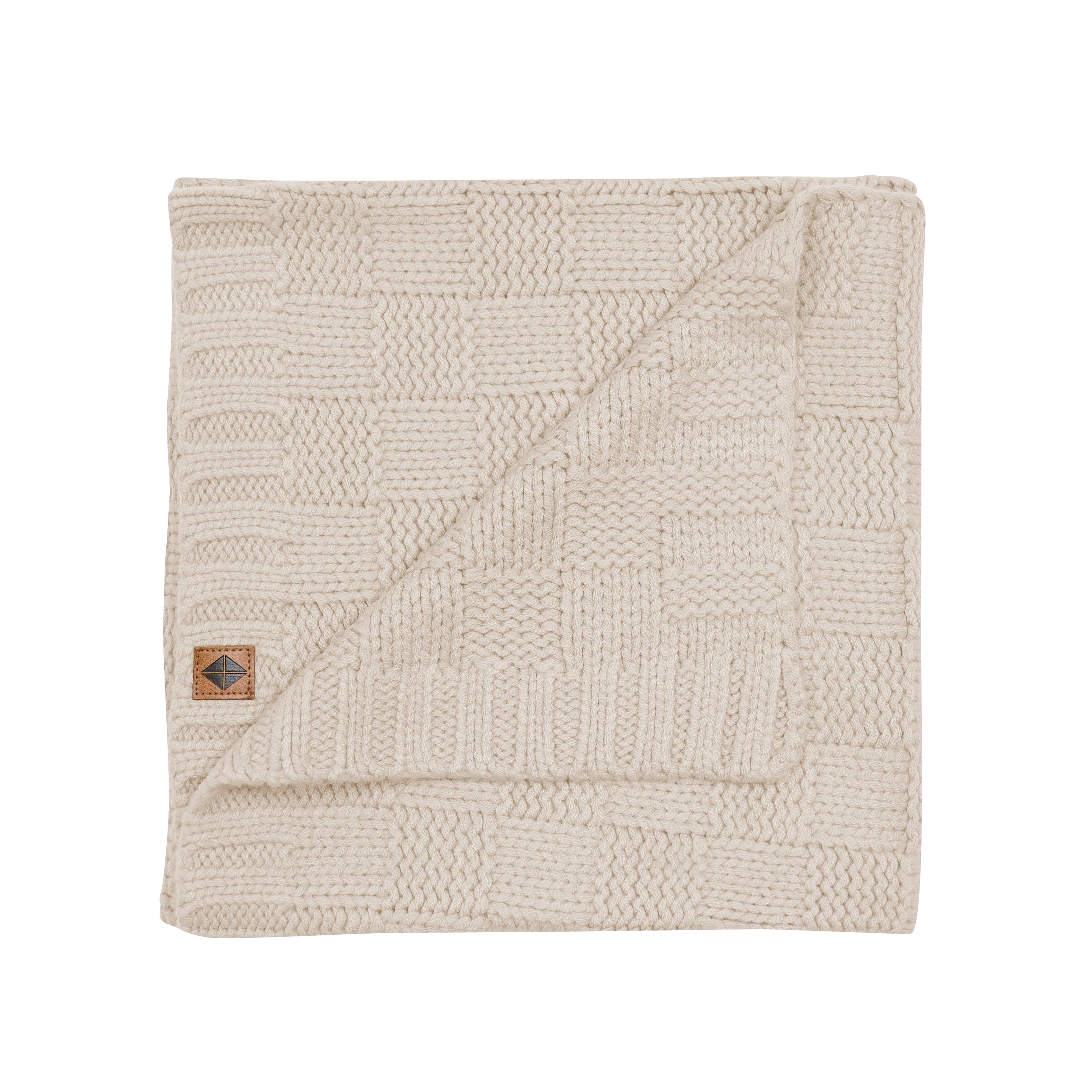  Chunky Knit Basket Weave Baby Blanket in Almond、mySite、layawaytickets
