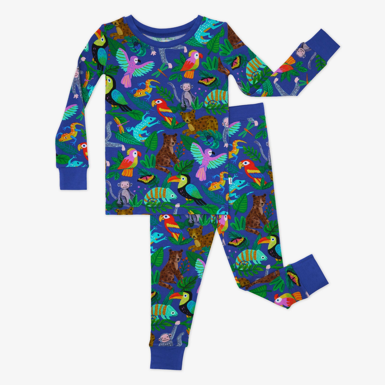 Jungle Jam Two-Piece Pajama Set、mySite、g9winljtr