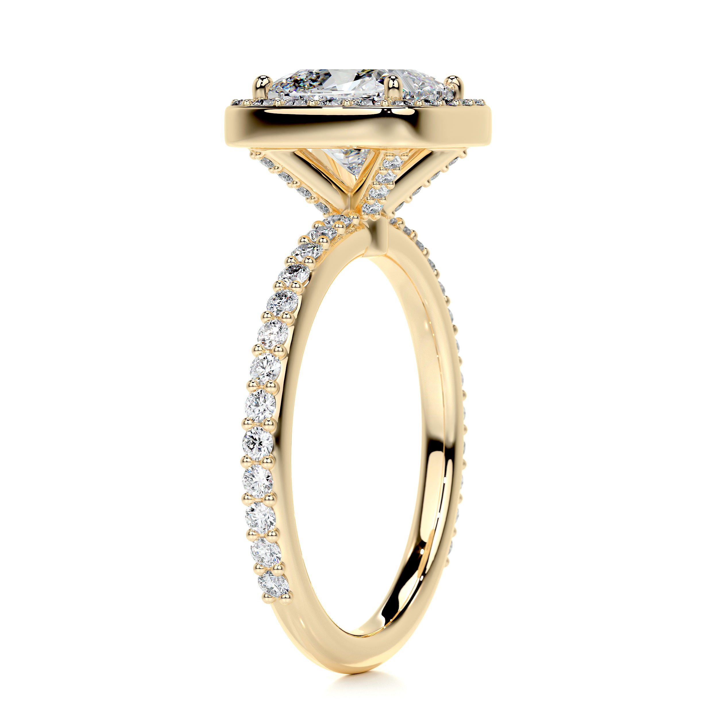 Paula Diamond Engagement Ring -18K Yellow Gold、mySite、hinf8tx79