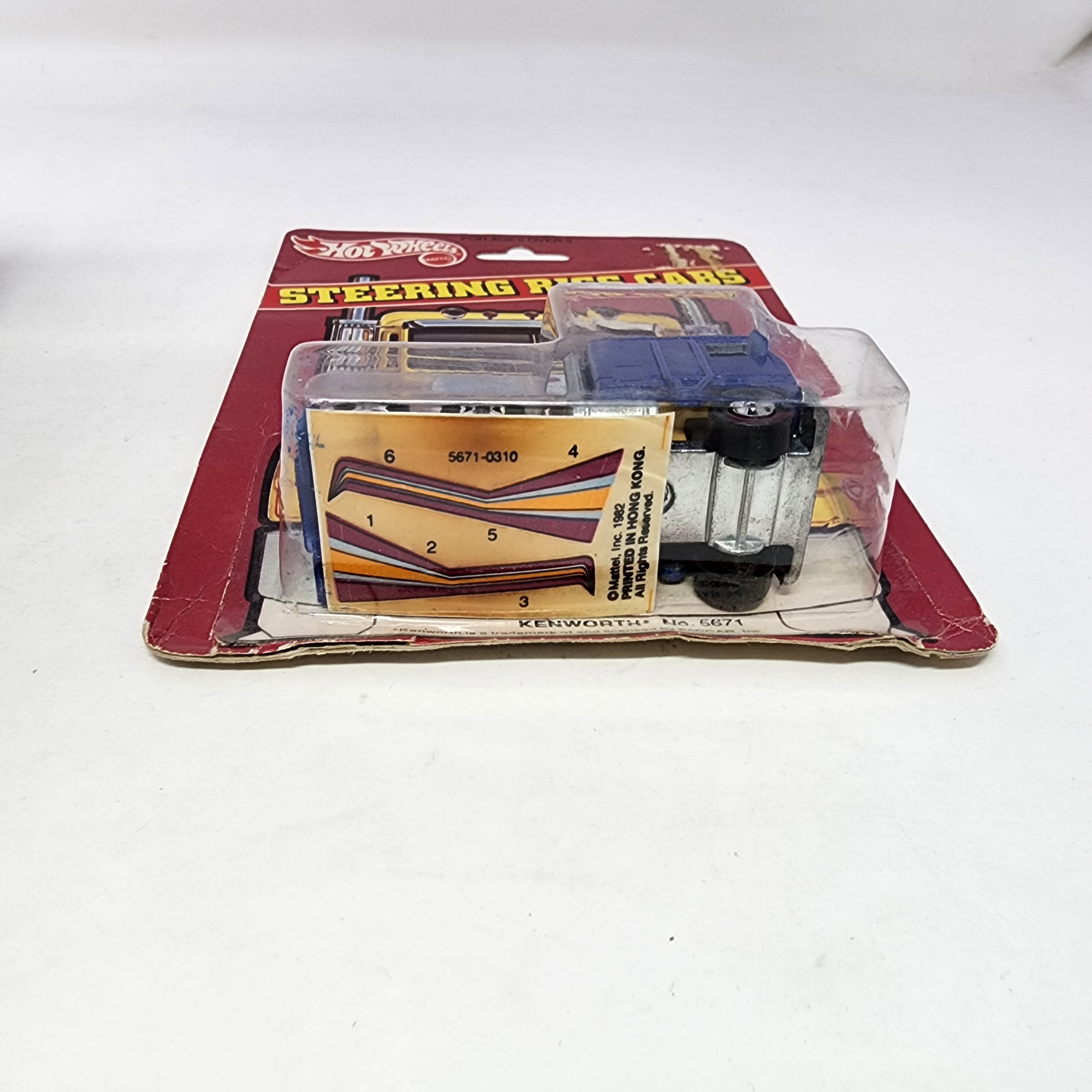 Kenworth No 5671 * Blue * 1982 Hot Wheels Hong Kong Steering Rigs、mySite、hgirdovlk