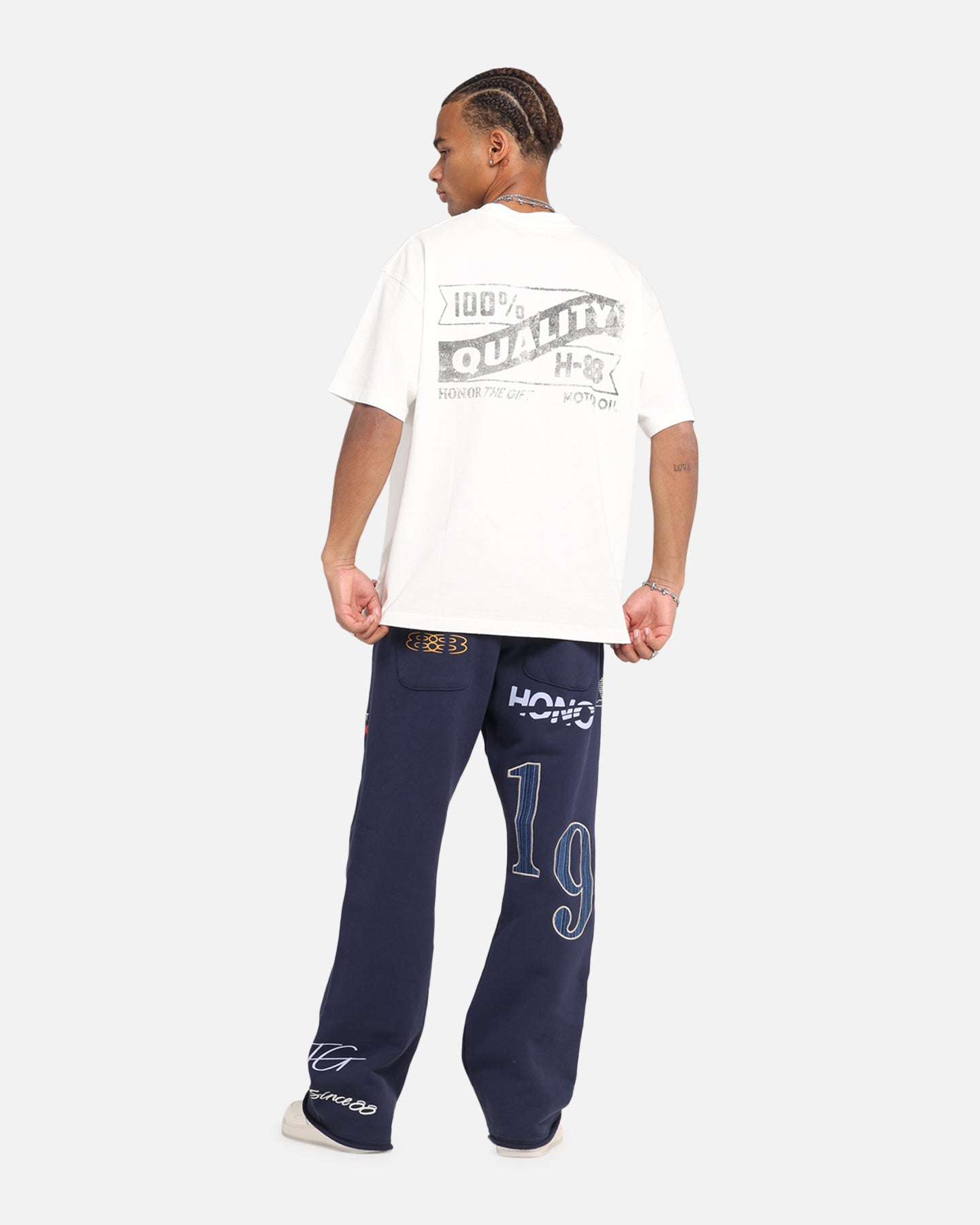 Honor The Gift Vintage Oil T-Shirt White、mySite、zt4zffjzw