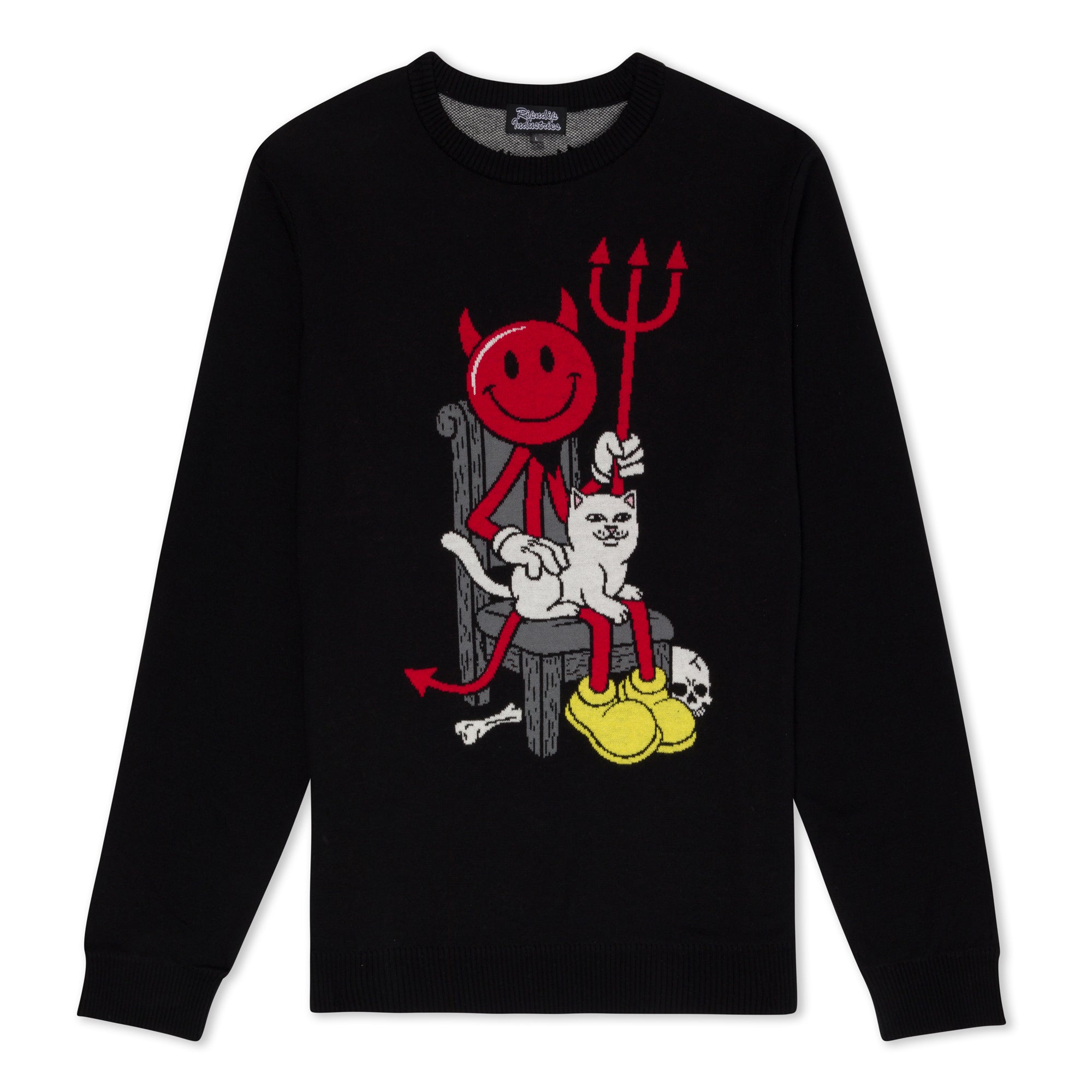  Devilman Nerm Knit Sweater (Black)、mySite、merchandisen