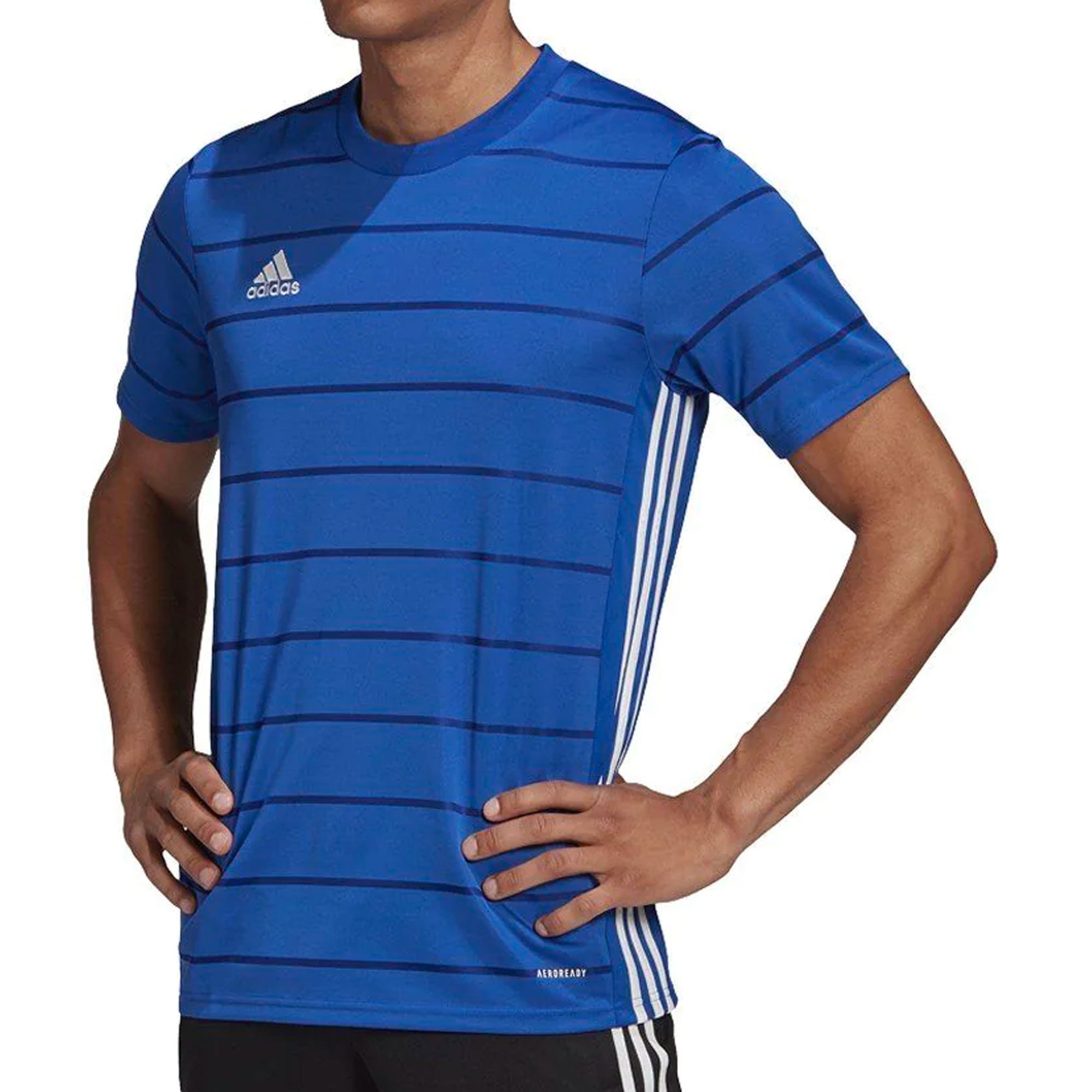 adidas Men's Campeon 21 Jersey Royal Blue/White、mySite、noshort