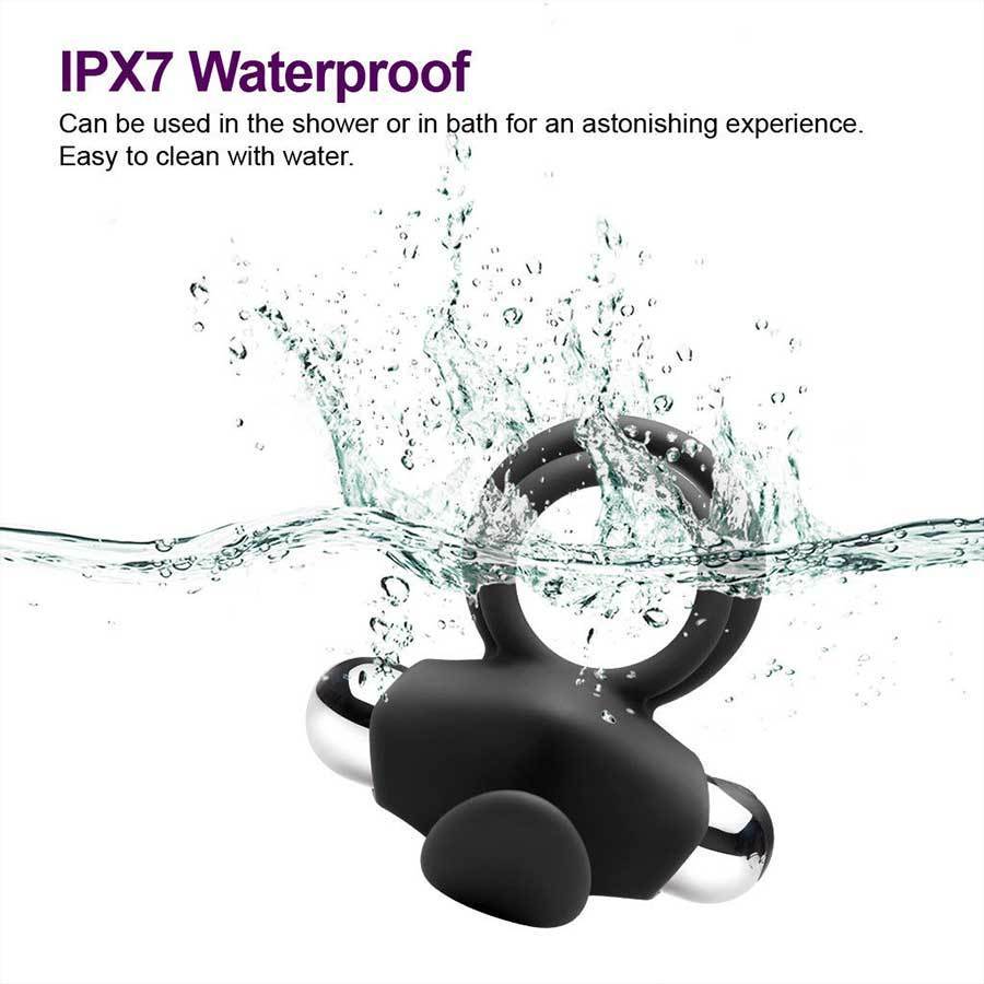 Silicone Flicker Vibrating Cock Ring & Penis Enhancer by Lynk Pleasure、mySite、bottomscart