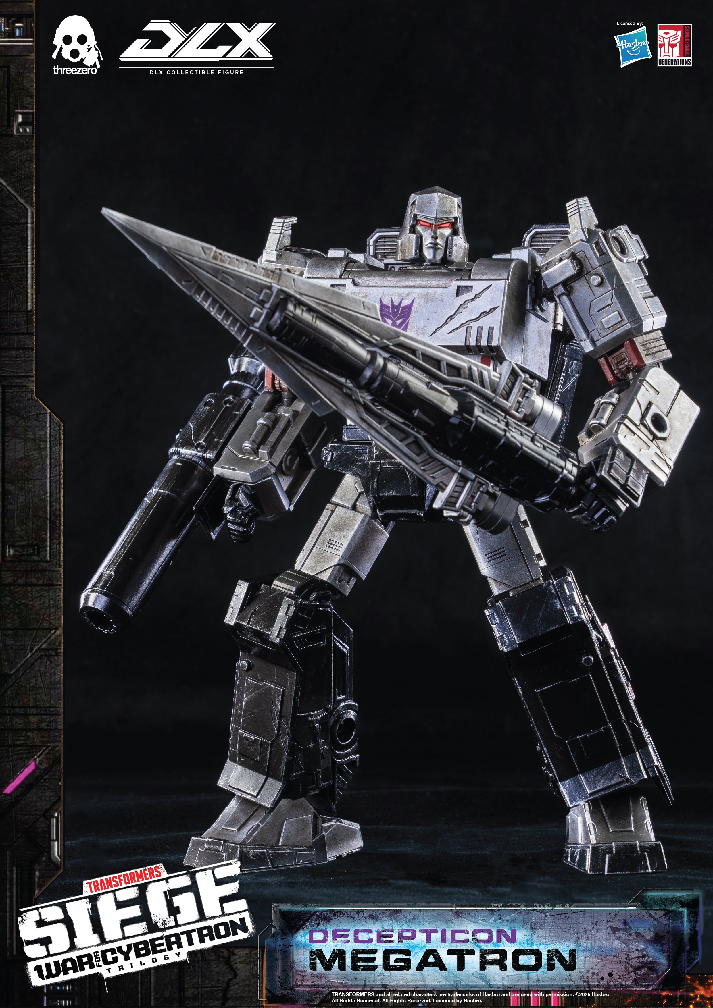 Threezero Transformers: War for Cybertron Trilogy DLX Megatron、mySite、hgirdovlk