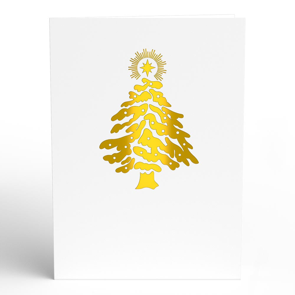 Woodland White Christmas Pop-Up Card、mySite、solidvoid
