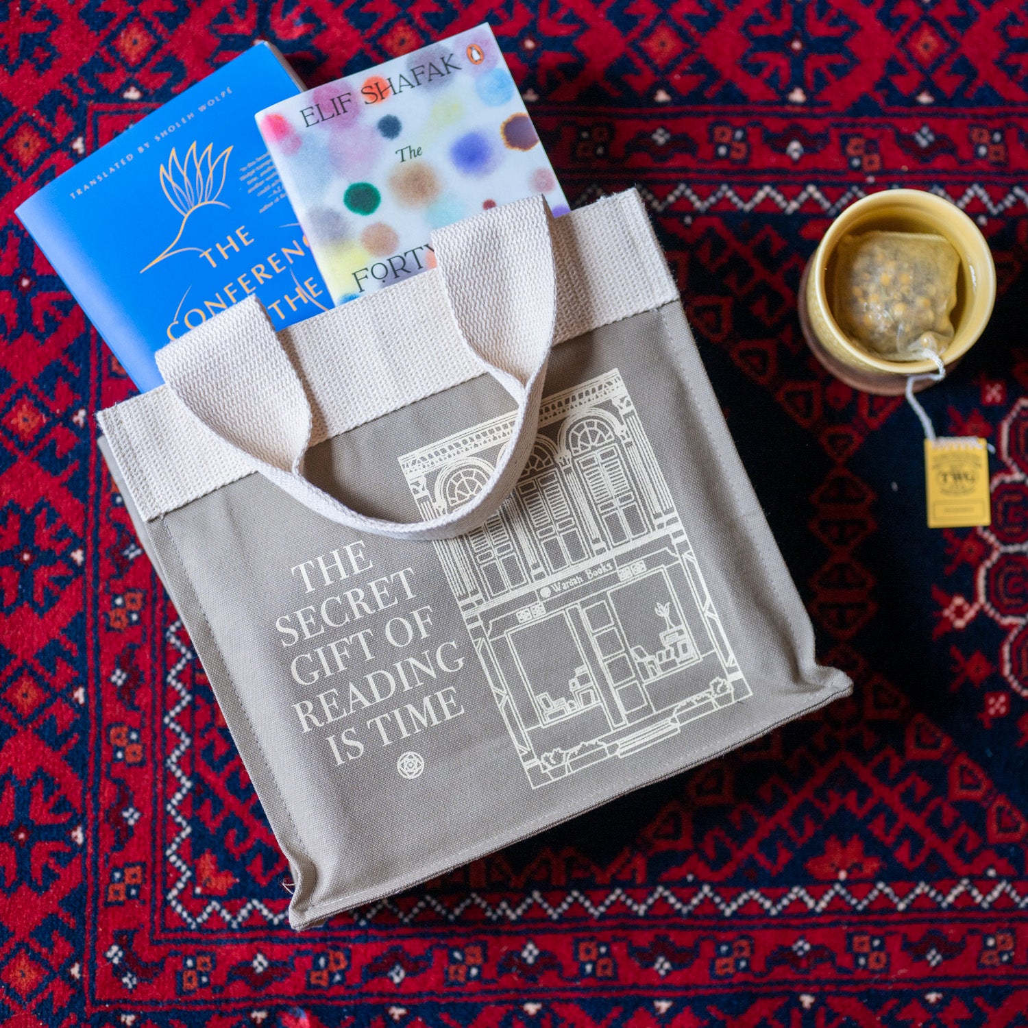 Wardah Books Canvas Mini Tote、mySite、topwebapps