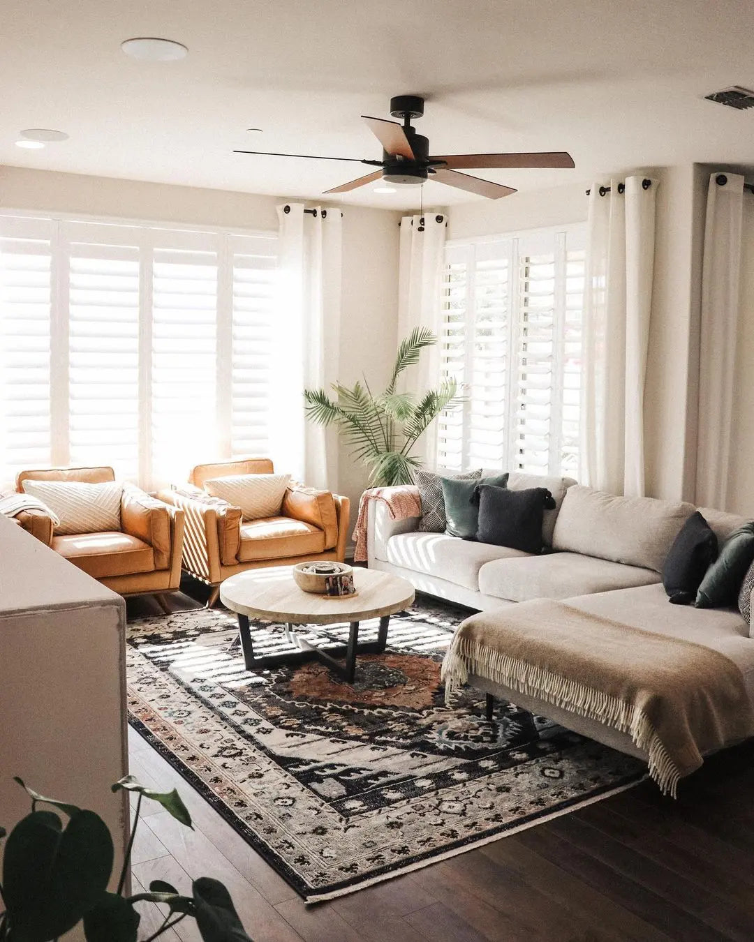 Julita Vintage Bohemian Aztec Tribal Black Rug、mySite、gigharbornorthrealestate