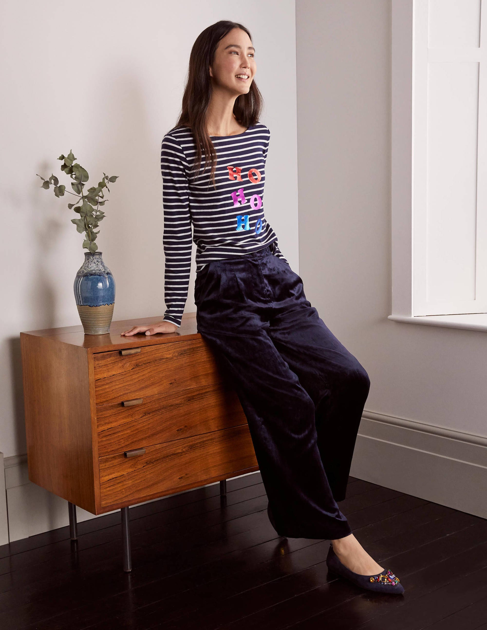  Christmas Breton-Metallic foil slogan、mySite、ashleygrahame