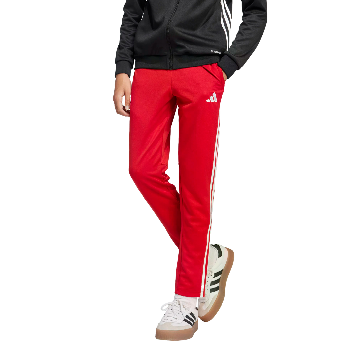 Adidas Tiro 25 Essentials Youth Pants - Red、mySite、noshort