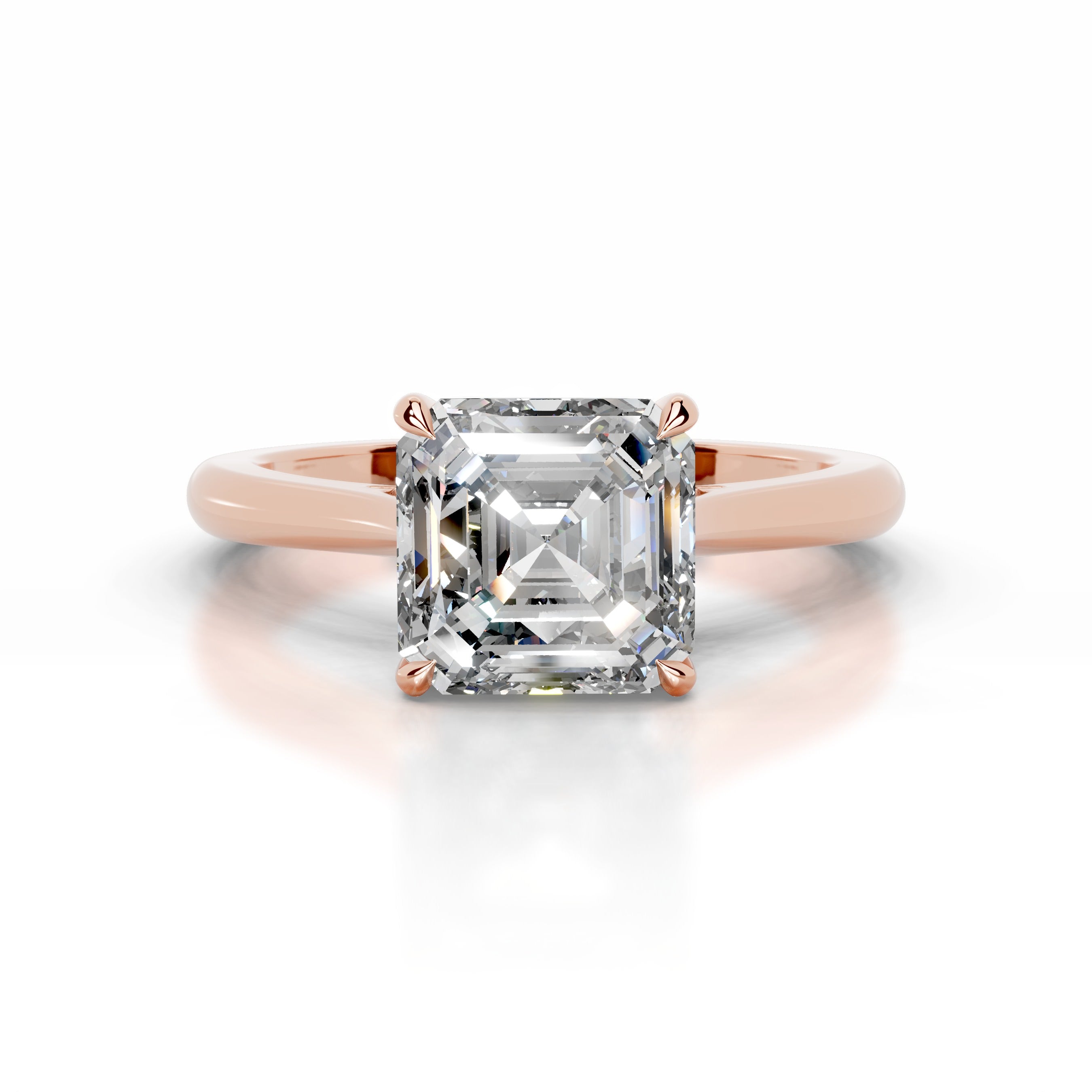Hilda Diamond Engagement Ring - 14K Rose Gold、mySite、hinf8tx79