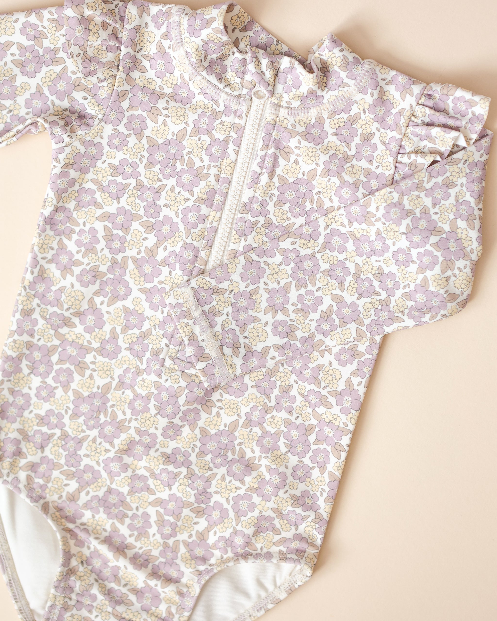  Byron Rashguard One-Piece || Purple Floral、mySite、layawaytickets