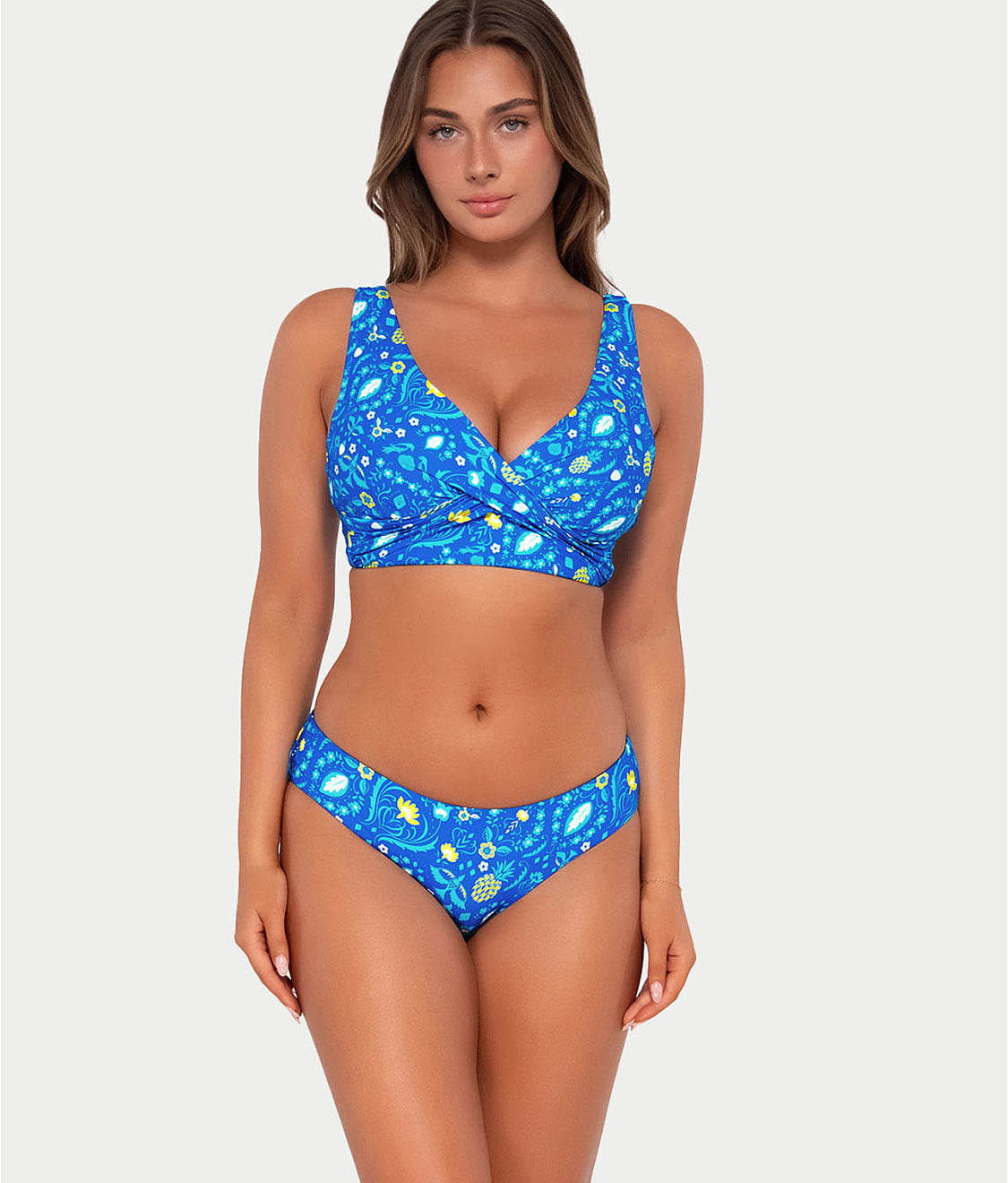  Printed Elsie Underwire Wrap Bikini Top、mySite、justintrudeaud