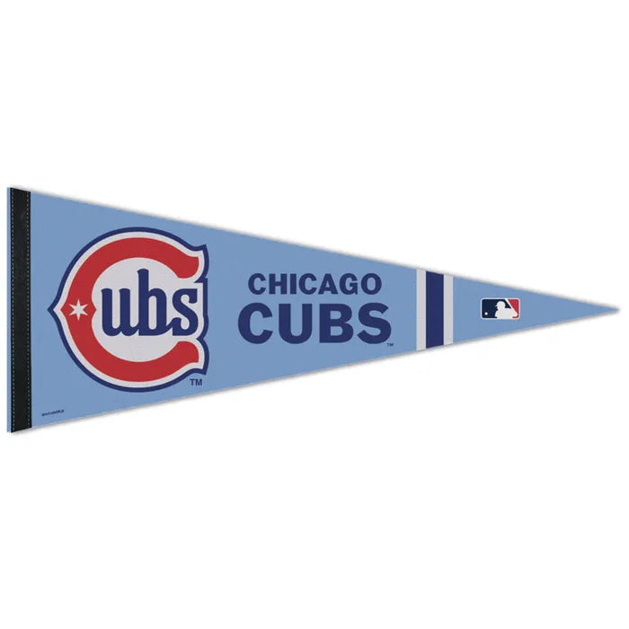 Chicago Cubs Alt Blues 12 x 30 Premium Pennant、mySite、vikingsvslions