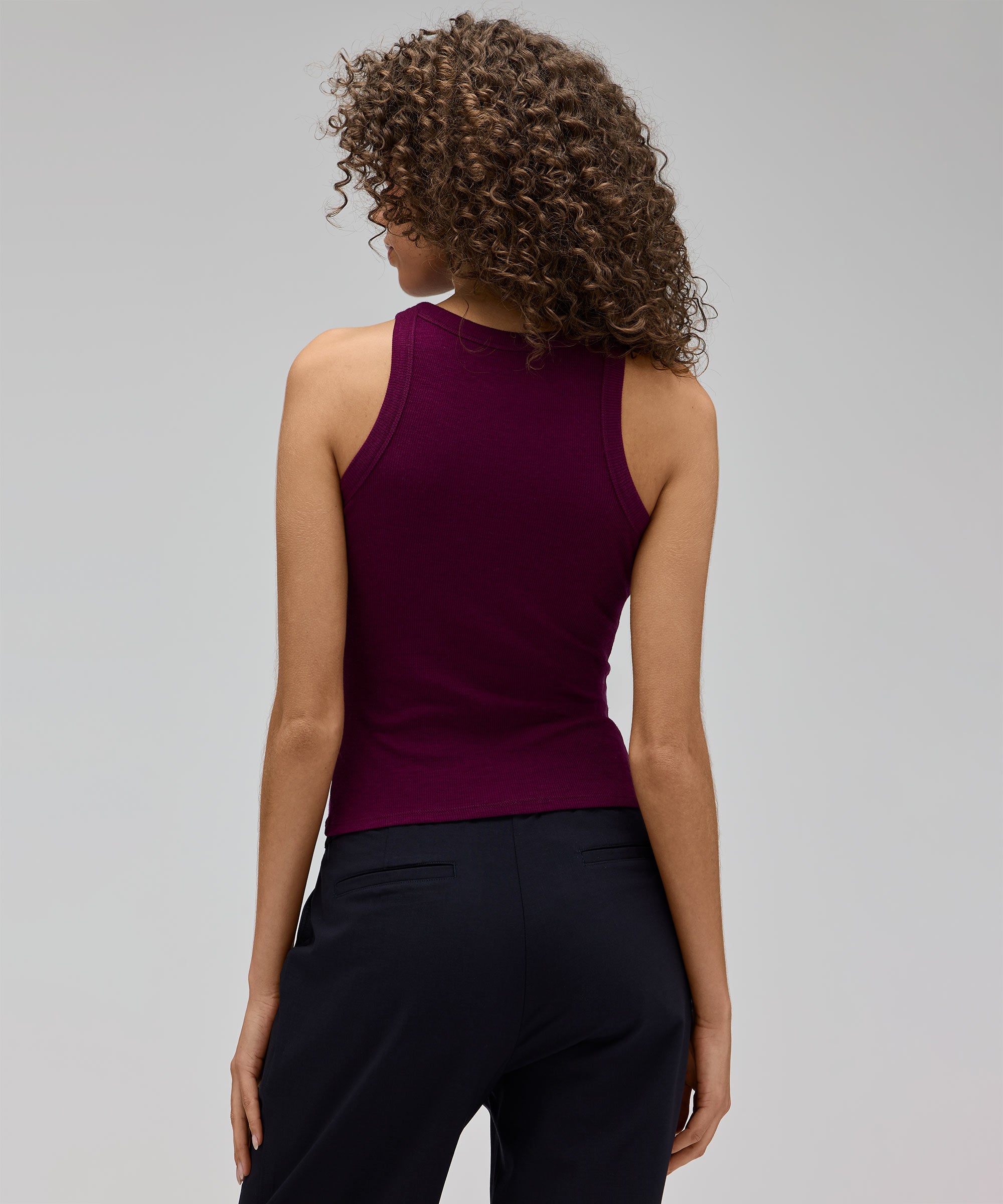 Women's Merino Ribbed Racer Tank、mySite、noshort