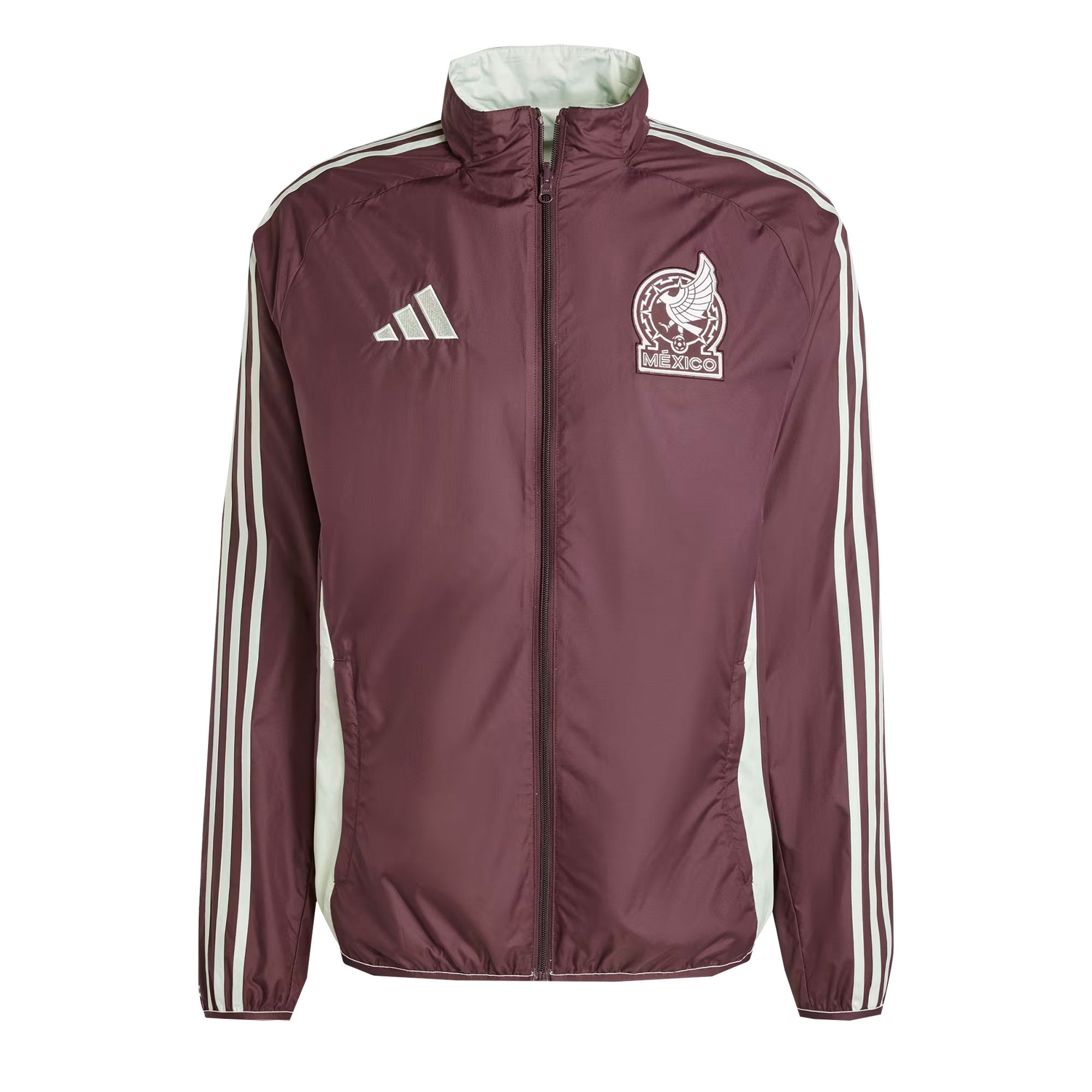 adidas Men's Mexico 2024 Anthem Jacket Dark Burgundy、mySite、noshort