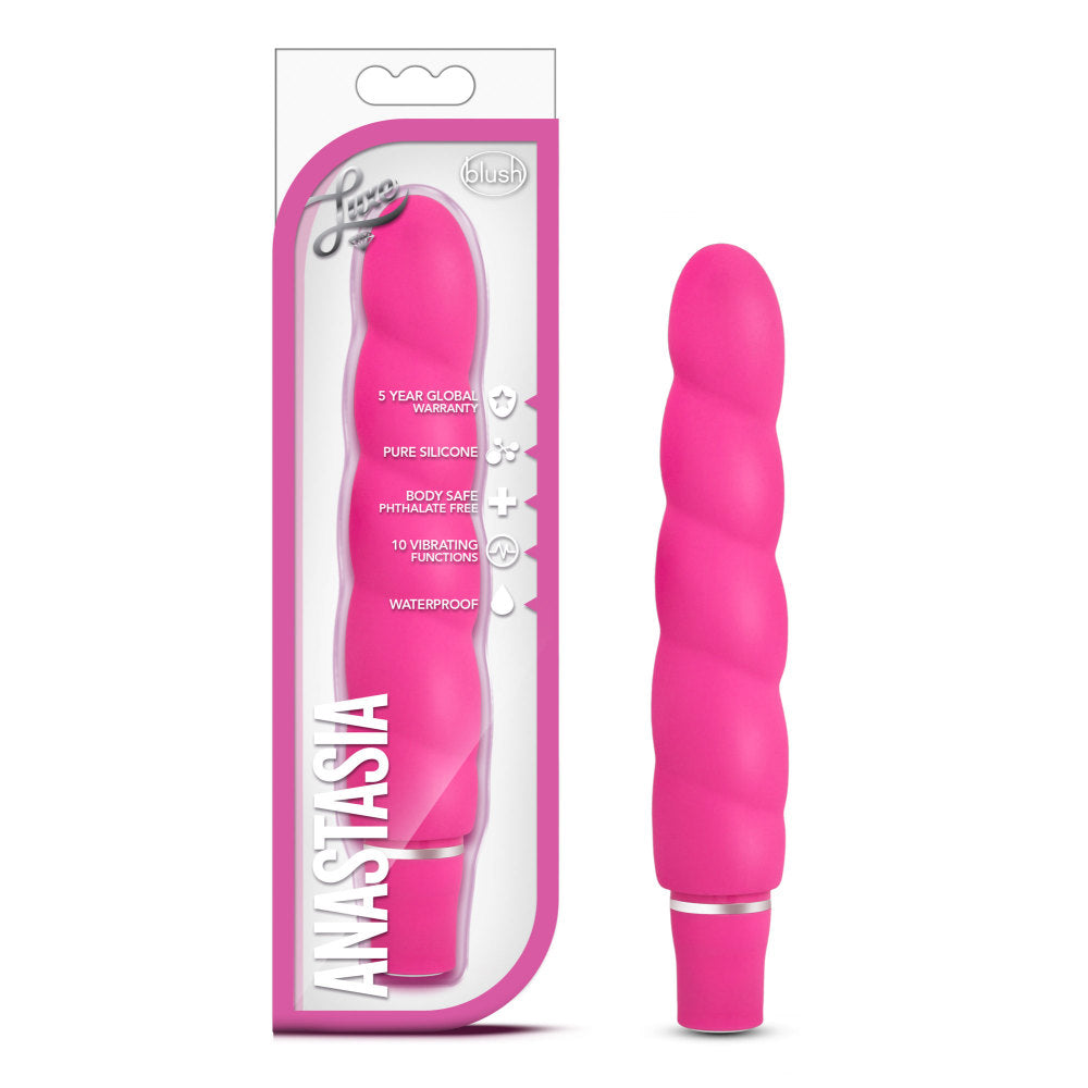 Luxe By Blush® | Anastasia Pink 6.5-Inch Vibrator、mySite、bottomscart