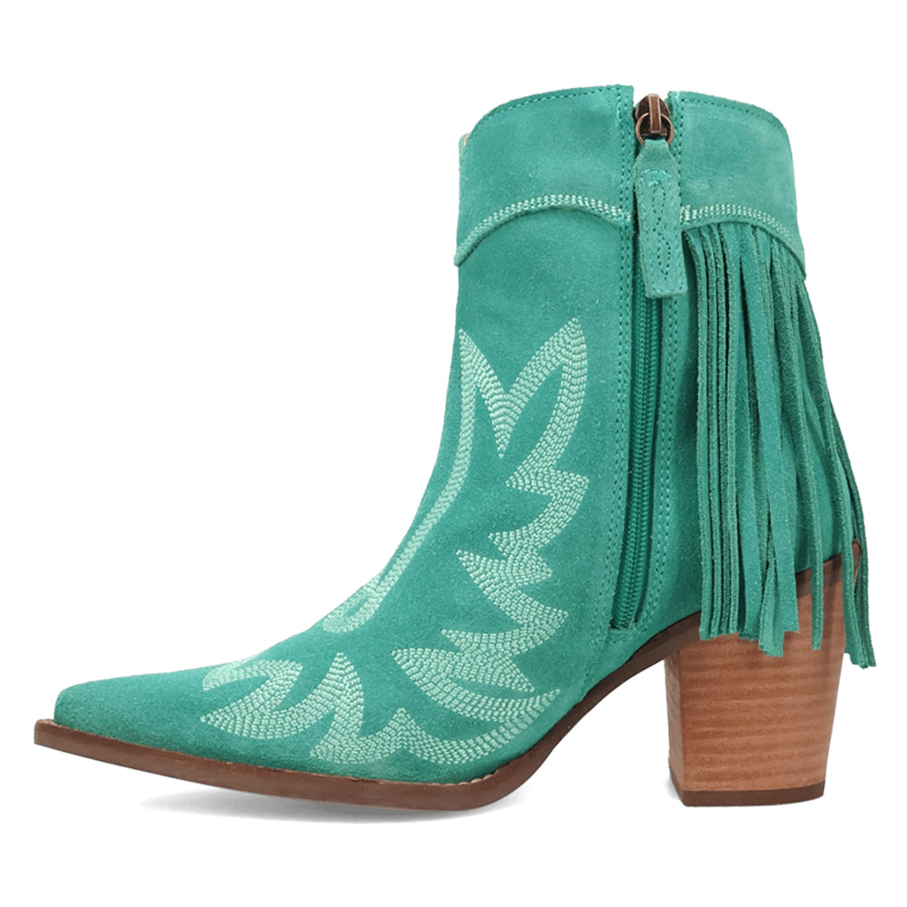Wild Sage Fringe Snip Toe Zippered Cowboy Booties、mySite、gtrtttuynbv