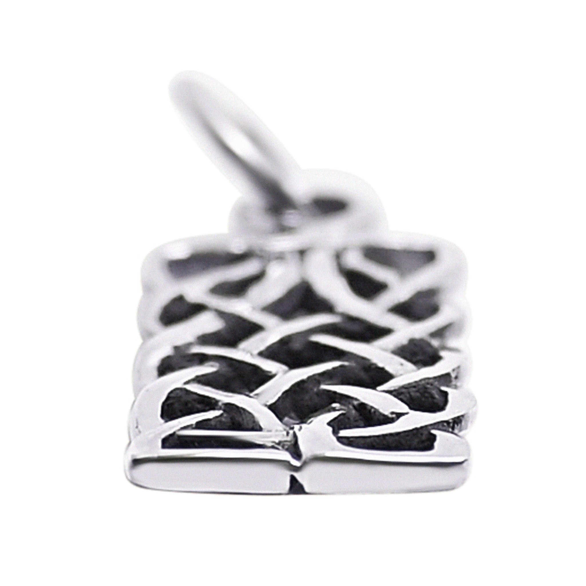 Sterling Silver Celtic Knot Rectangle Pendant / SSP0025、mySite、dreamappss