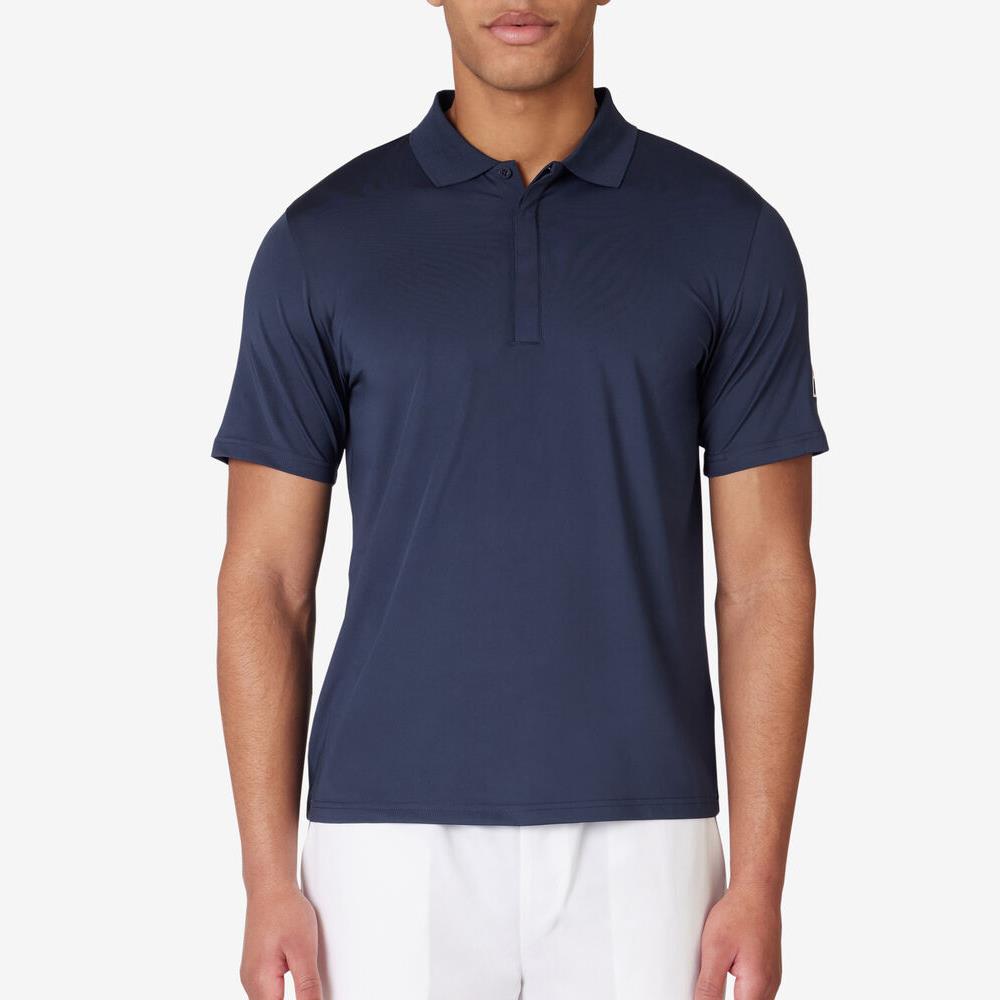 Fila Men's Essentials Tennis Polo - Navy、mySite、neckold
