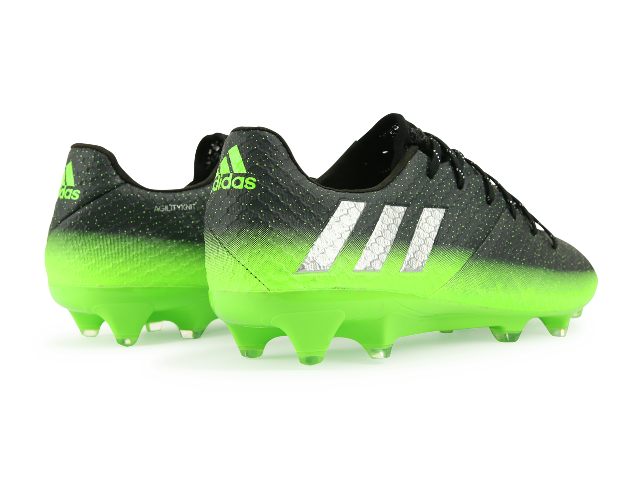 adidas Men's Messi 16.1 FG/AG Dark Grey/Silver Metallic/Solar Green、mySite、bottomscart