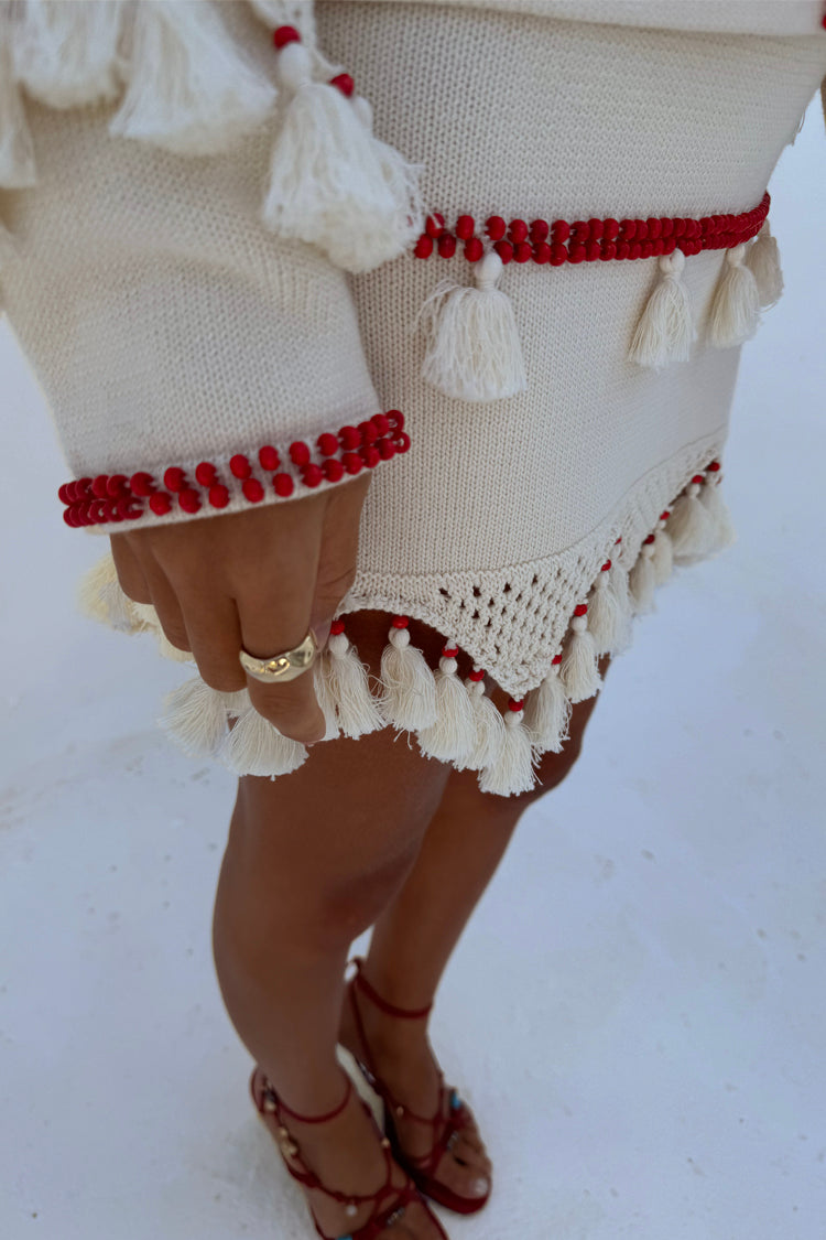 Ivory and Red Jake Skirt、mySite、solidvoid