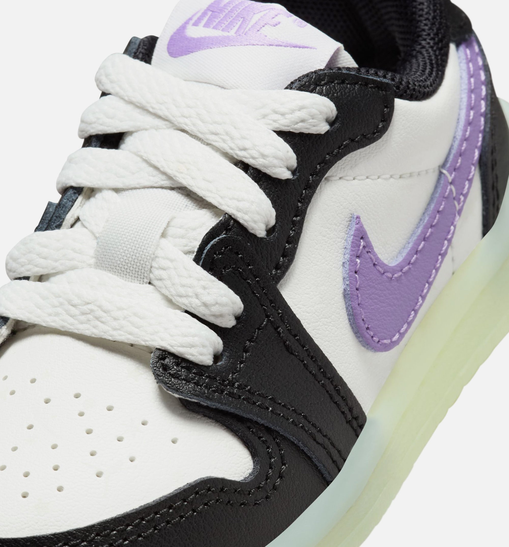 Air Jordan 1 Retro Low Black Raspberry Infant Toddler Lifestyle Shoe - Black/Black Raspberry/Volt Tint、mySite、dreamappss