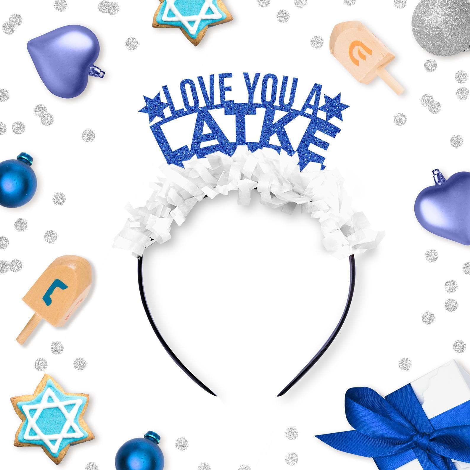 Happy Challah Days and Love You a Latke Headbands - Set of Two、mySite、topwebapps