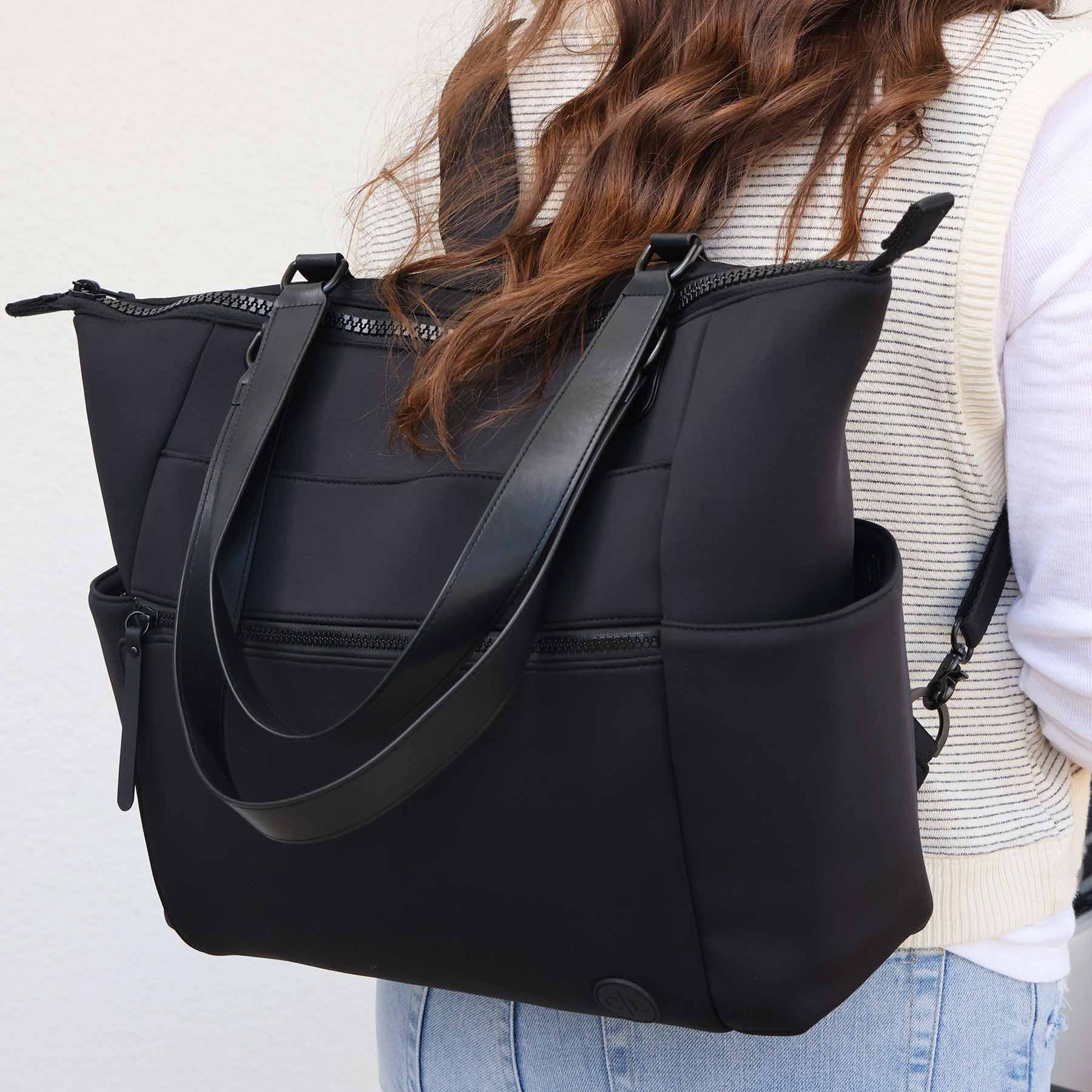  Lane Convertible Diaper Bag Tote | Black、mySite、layawaytickets