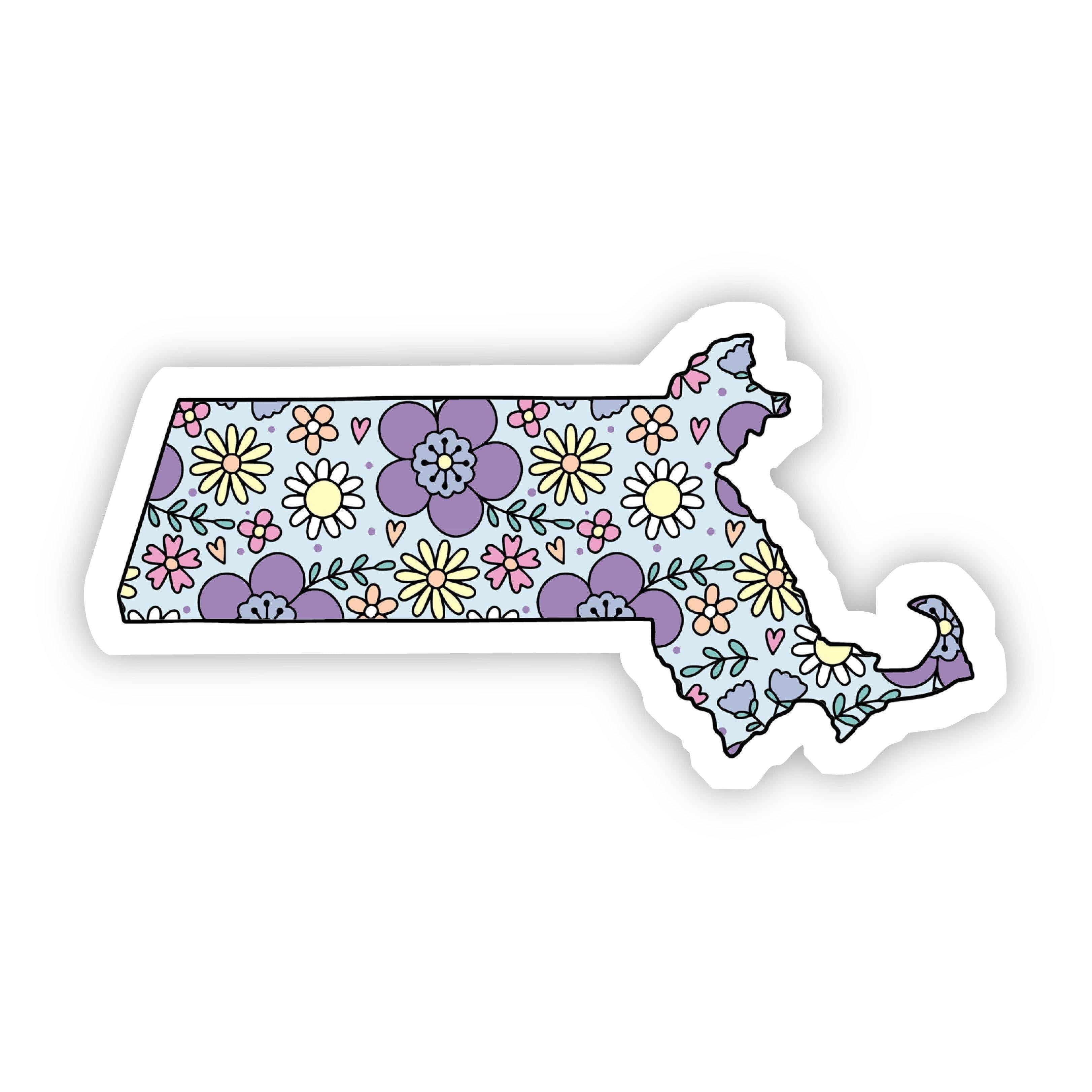  Massachusetts Floral Sticker、mySite、elrpsem3k